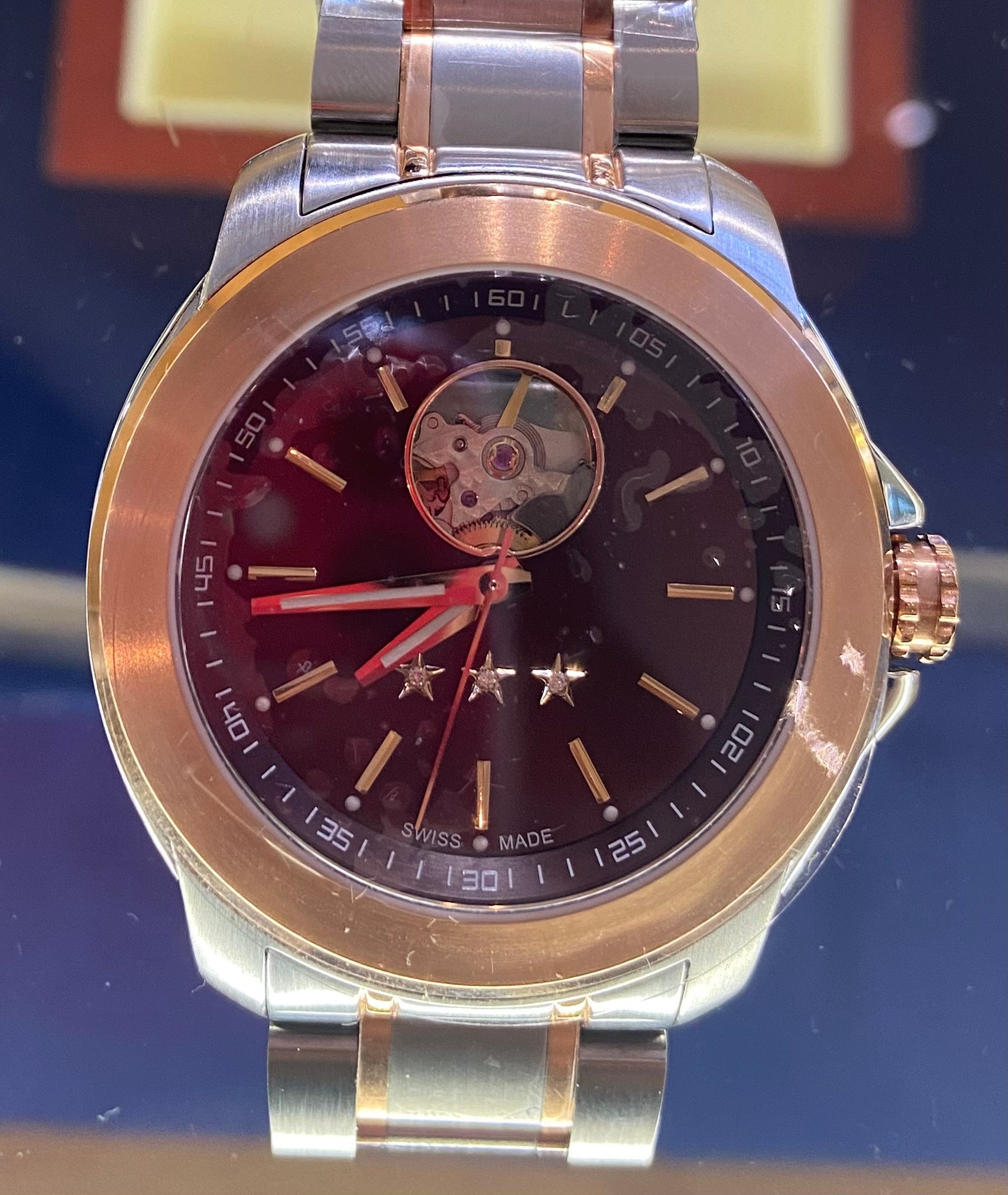 Mongolian Army Colonel Rank Swiss Made Watch With Diamonds Limited Edition