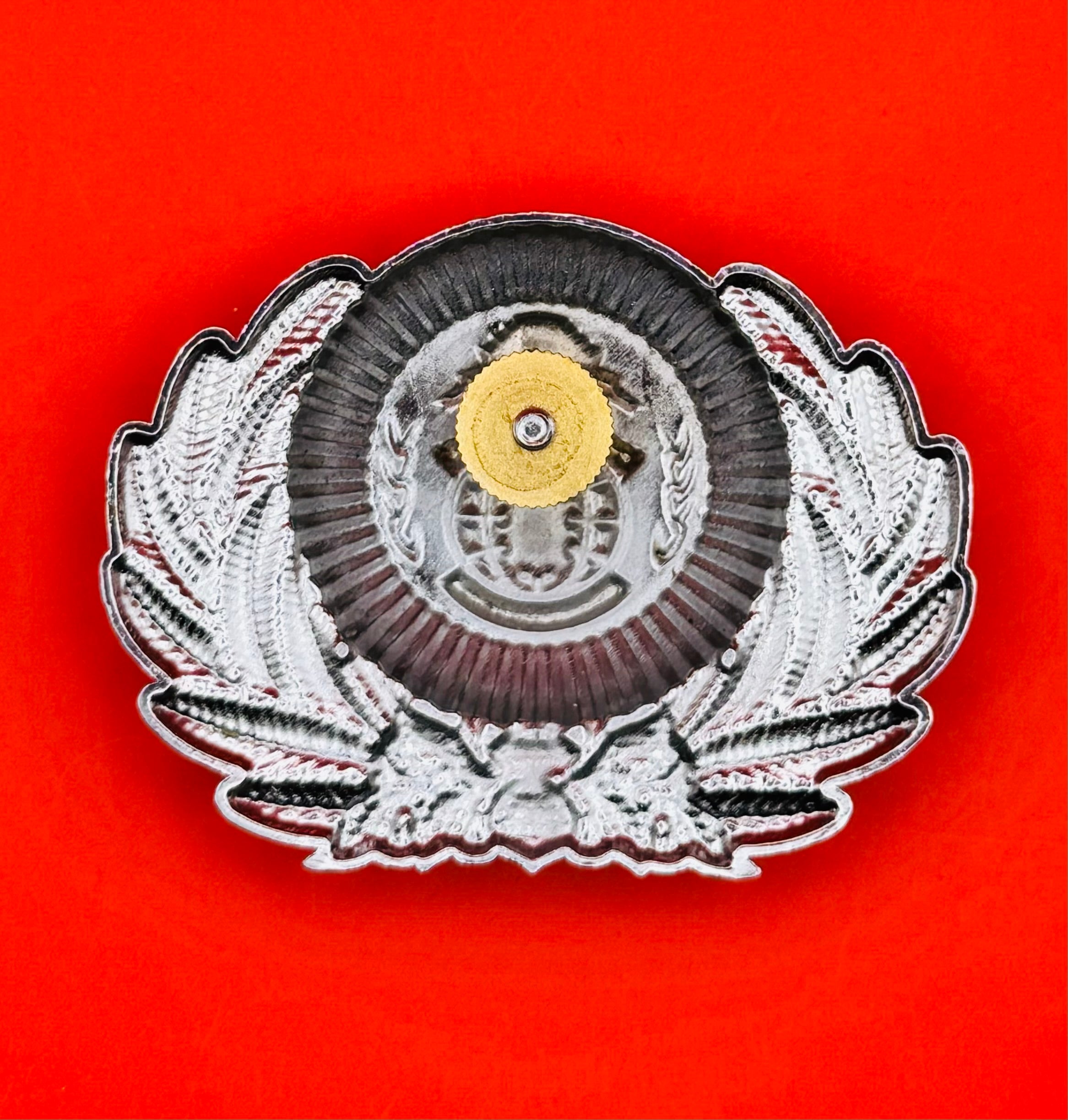 Mongolian Immigration Agency Cap Badge