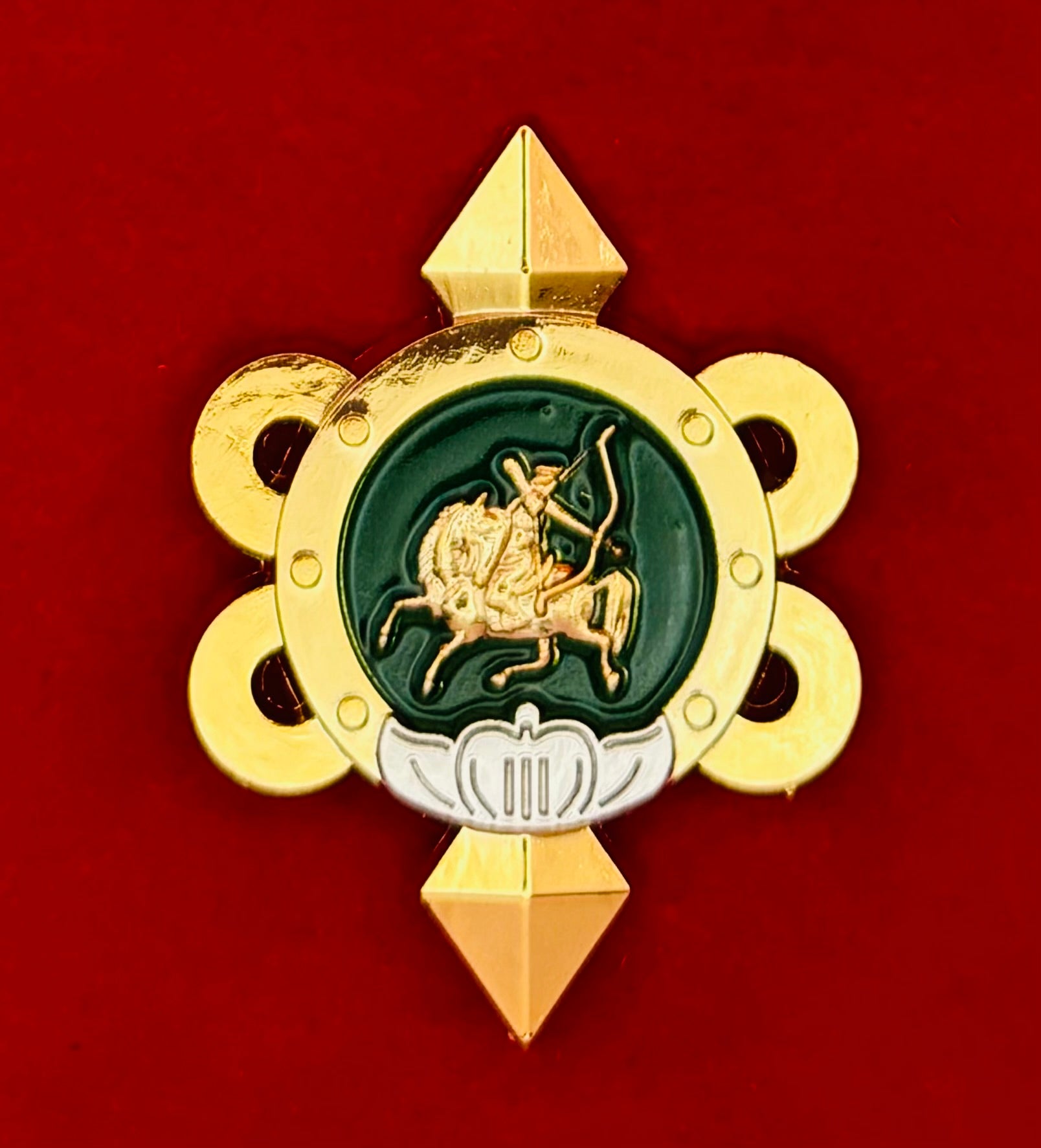 Mongolian Army Officer 3rd Class Badge