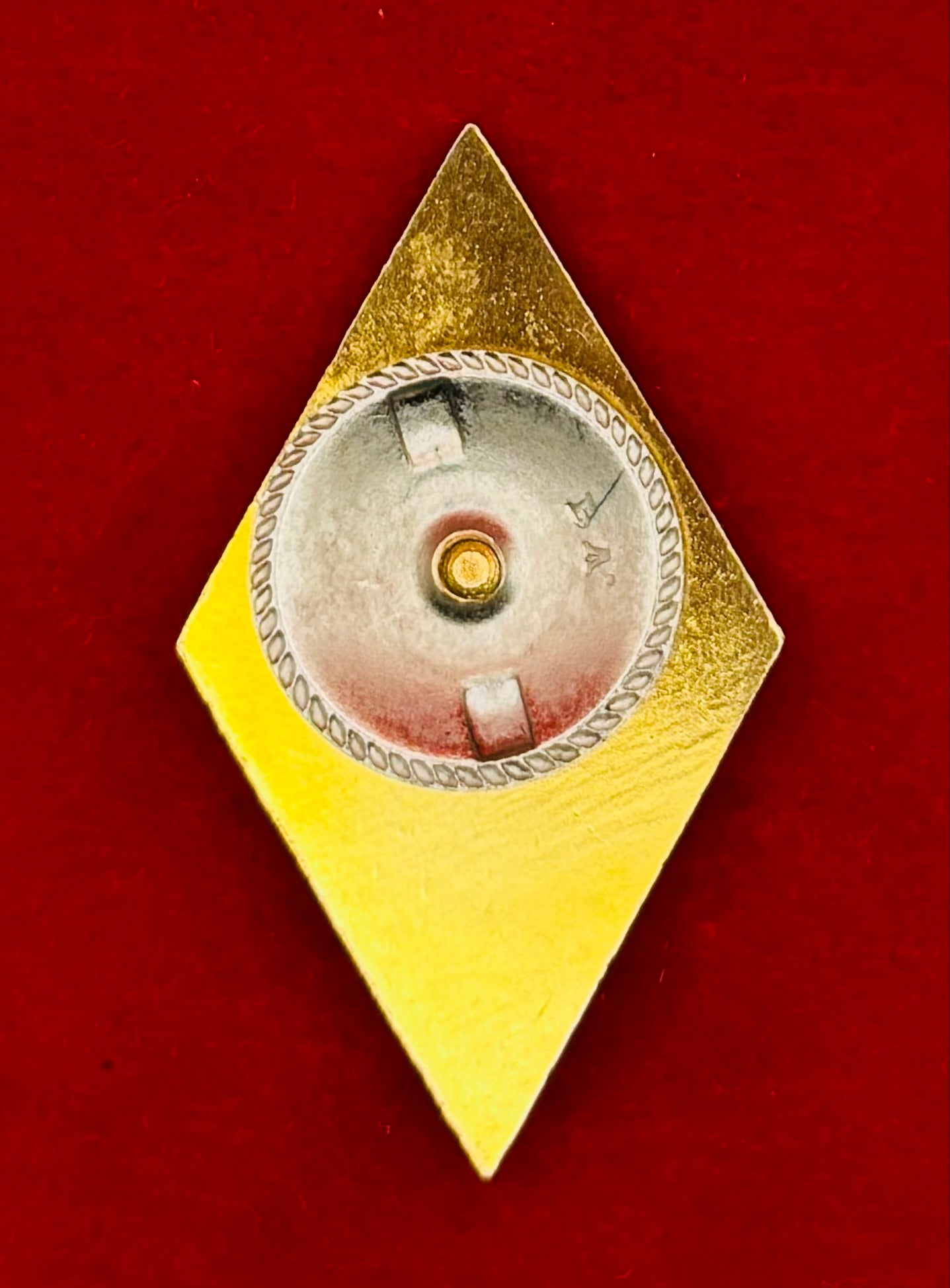 Mongolian Marxism Leninism University Graduation Rhombus Badge