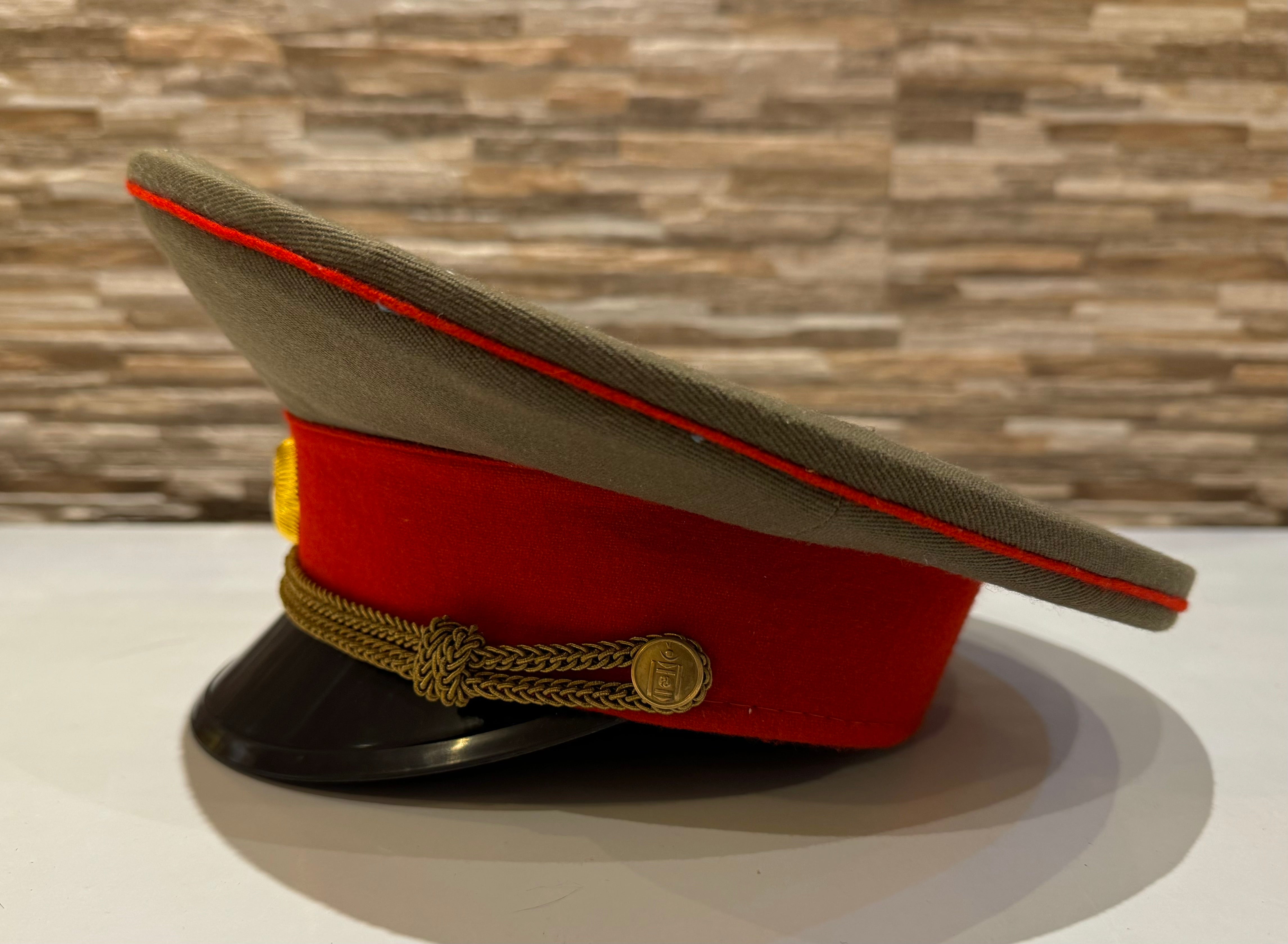 1990s Mongolian Gendarmerie Internal Troops Officer Visor Cap – Near Mint Condition
