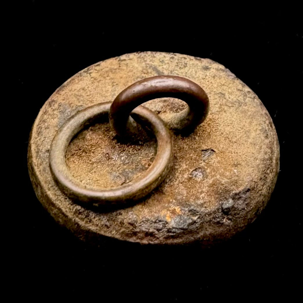 Antique Chinese Floral Button – Unusual Rosette Design, Extremely Rare