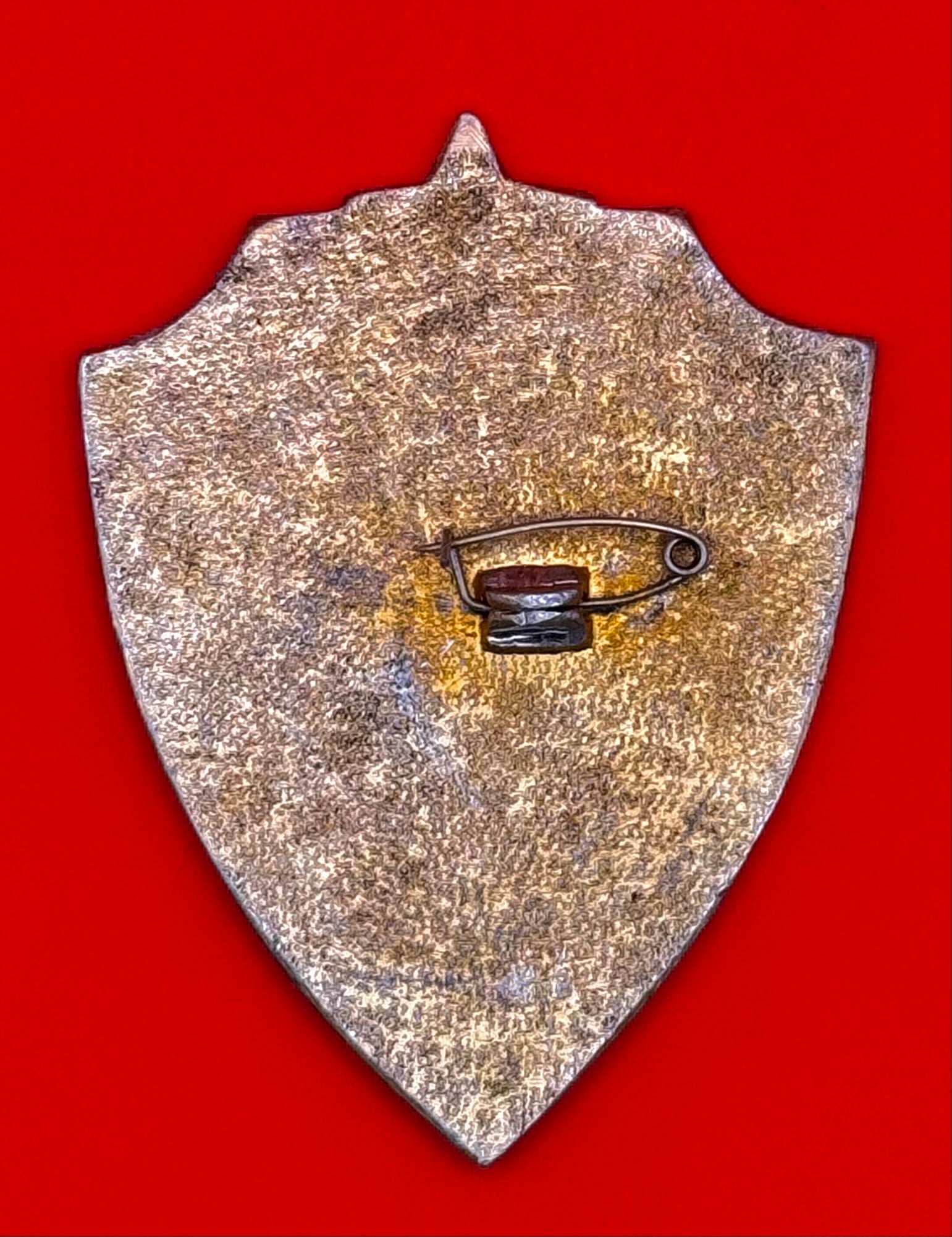 1970s Mongolian Border Guard Sergeant Badge With Error On Reverse