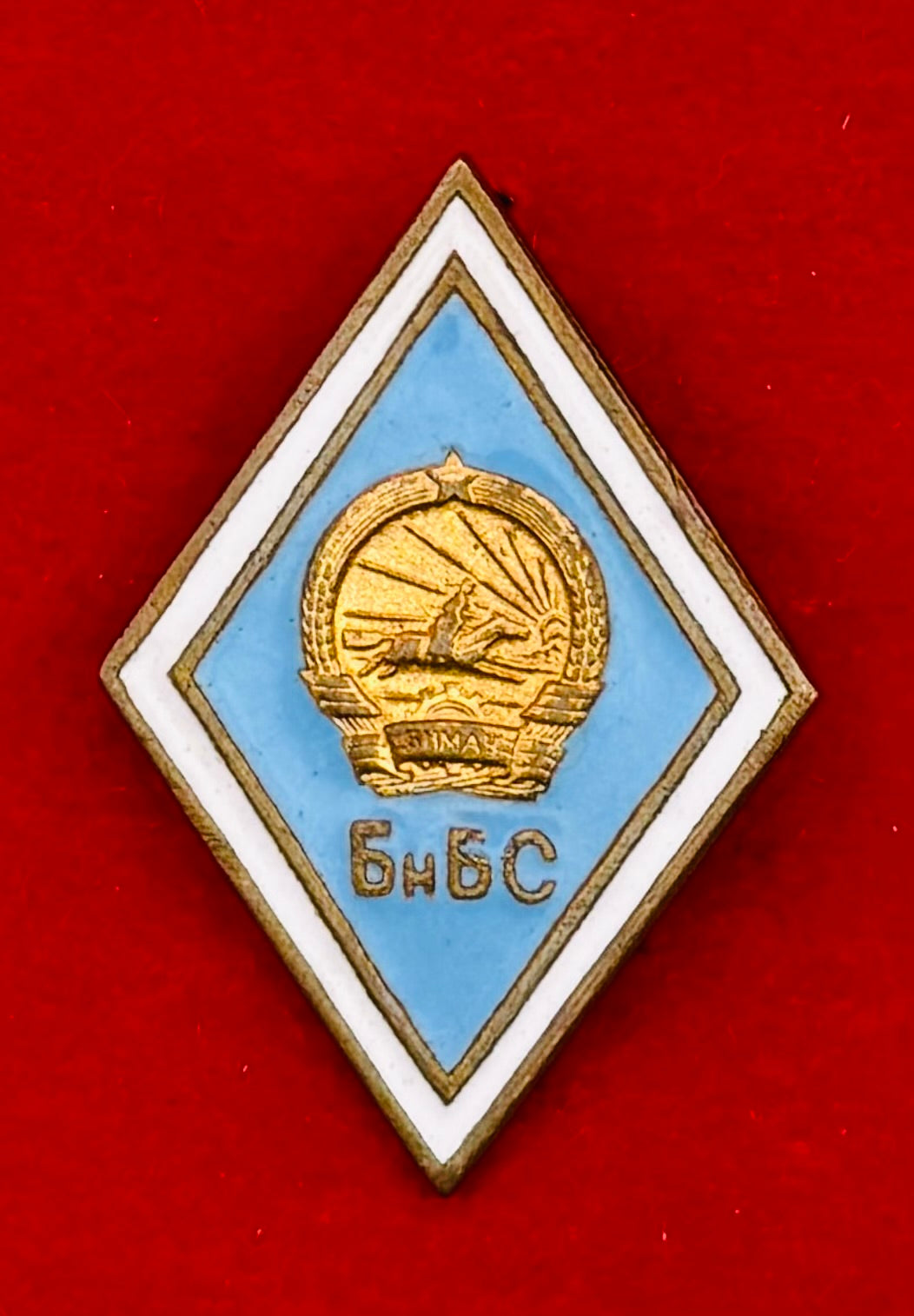 1980s National University Graduation Rhombus Badge