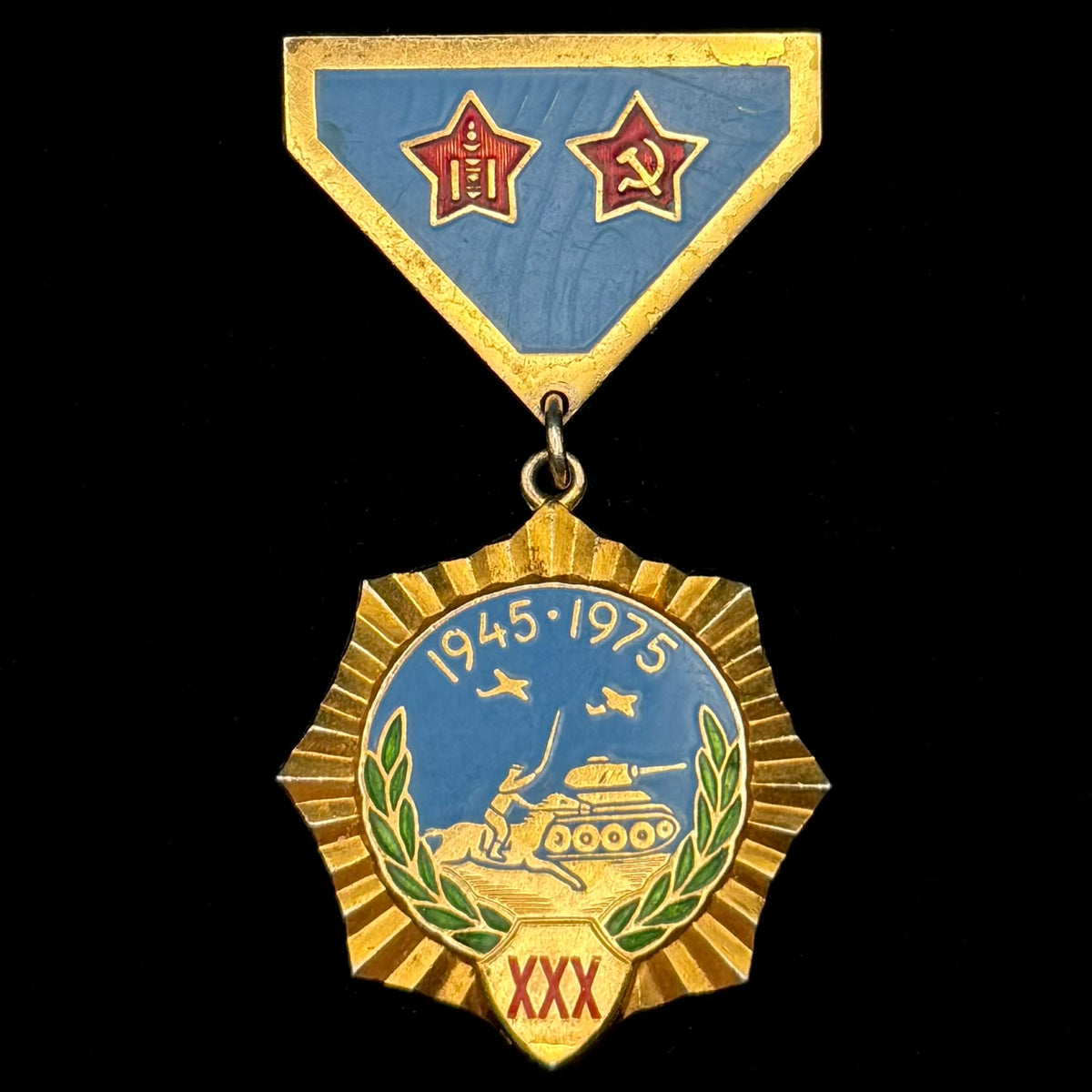 1975 Mongolian People’s Republic “Victory Over Militarist Japan” 30th Anniversary Medal – Hungarian Mint, Official Issue