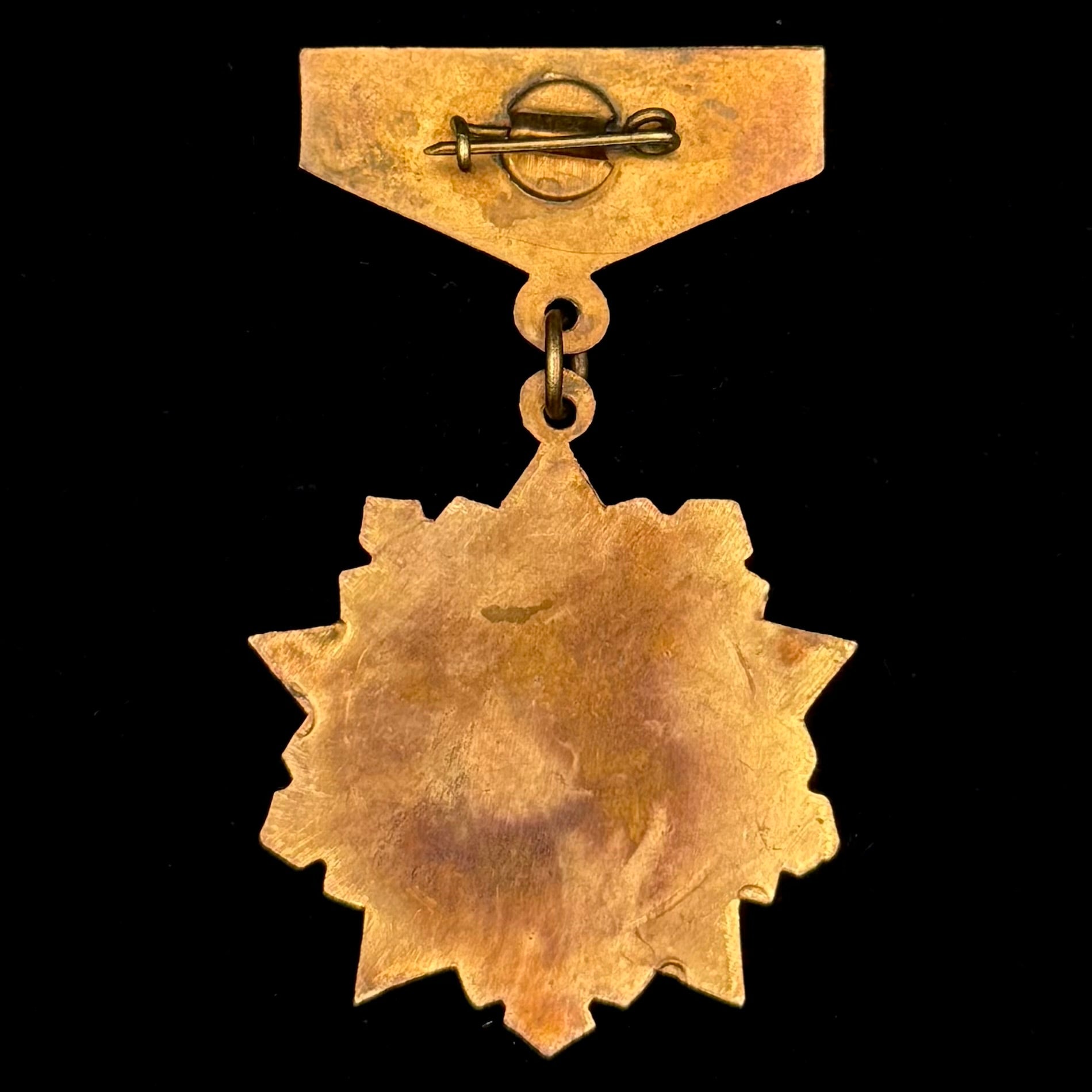 1990 Mongolian People’s Republic Prosecutor’s Office 60th Anniversary Badge – Rare Brass Variation, Official Issue