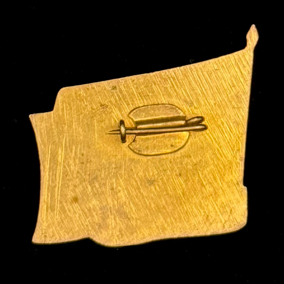 1986 Mongolian People’s Revolutionary Party 19th Congress Delegate Badge – Brass Variation, Original Issue