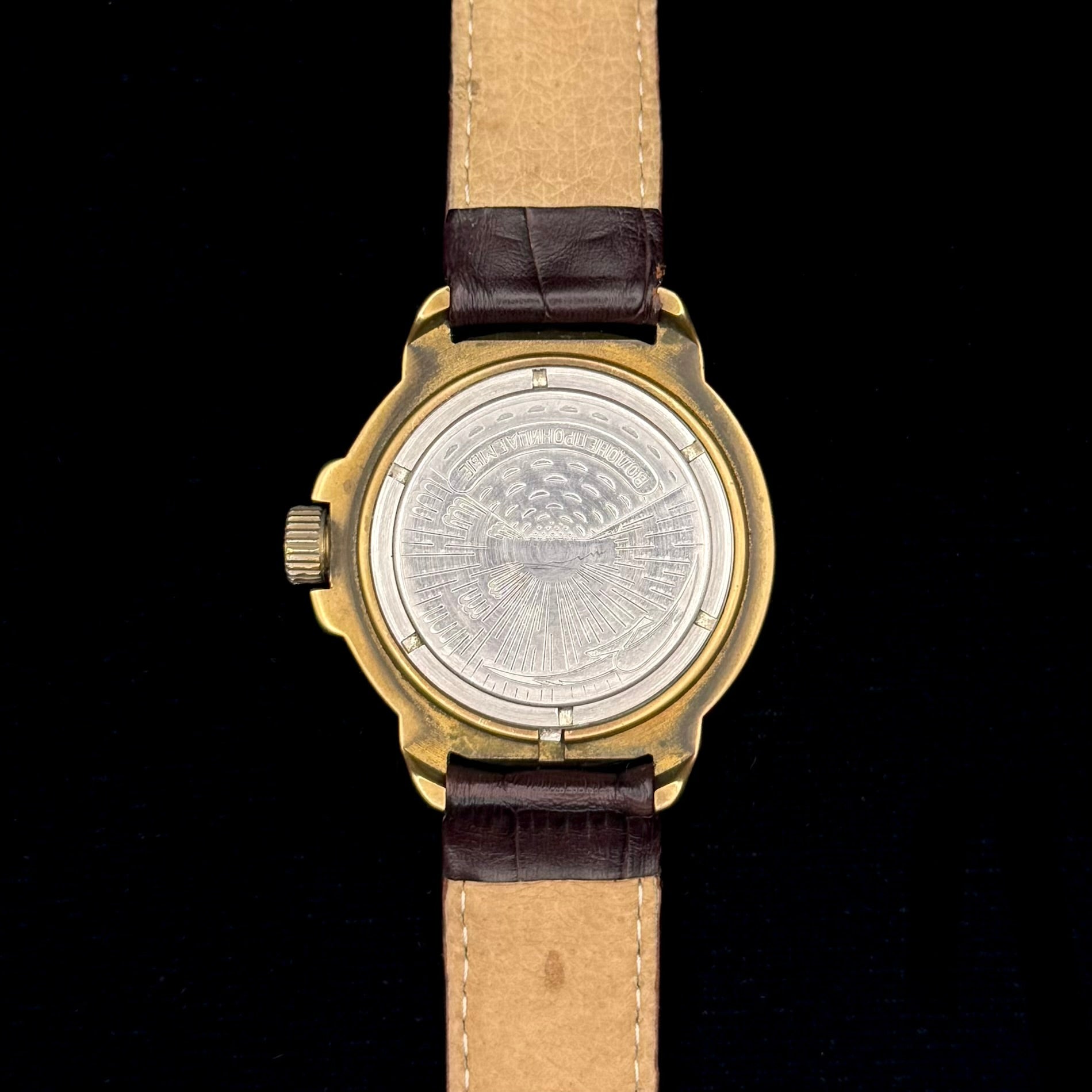 Russian Vostok Komandirskie “October 1993 Putsch” Mechanical Wristwatch – Black October, Rare Period Issue