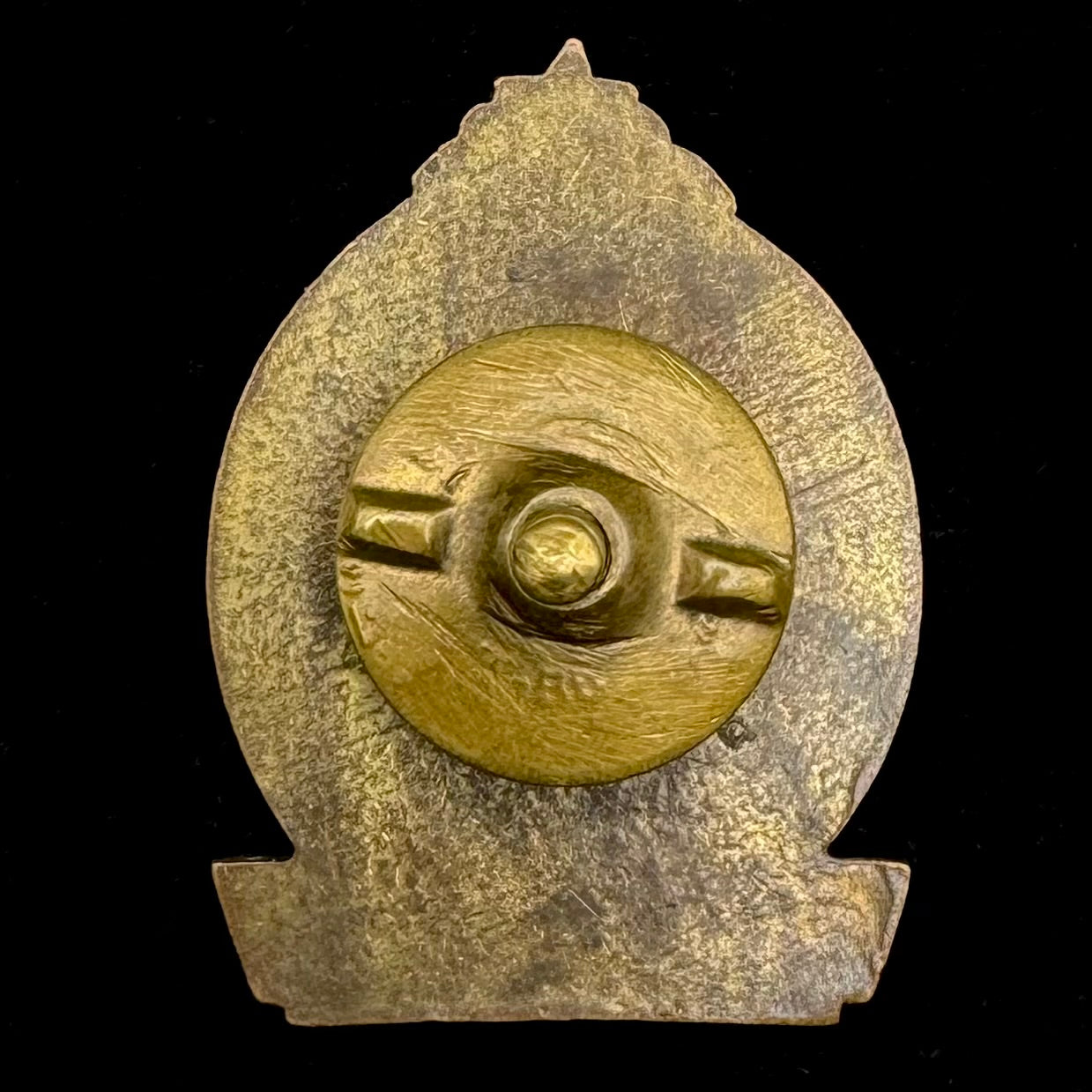 1950s Mongolian People’s Republic “Outstanding Railway Worker” Badge Type 1 – Rare Original Issue
