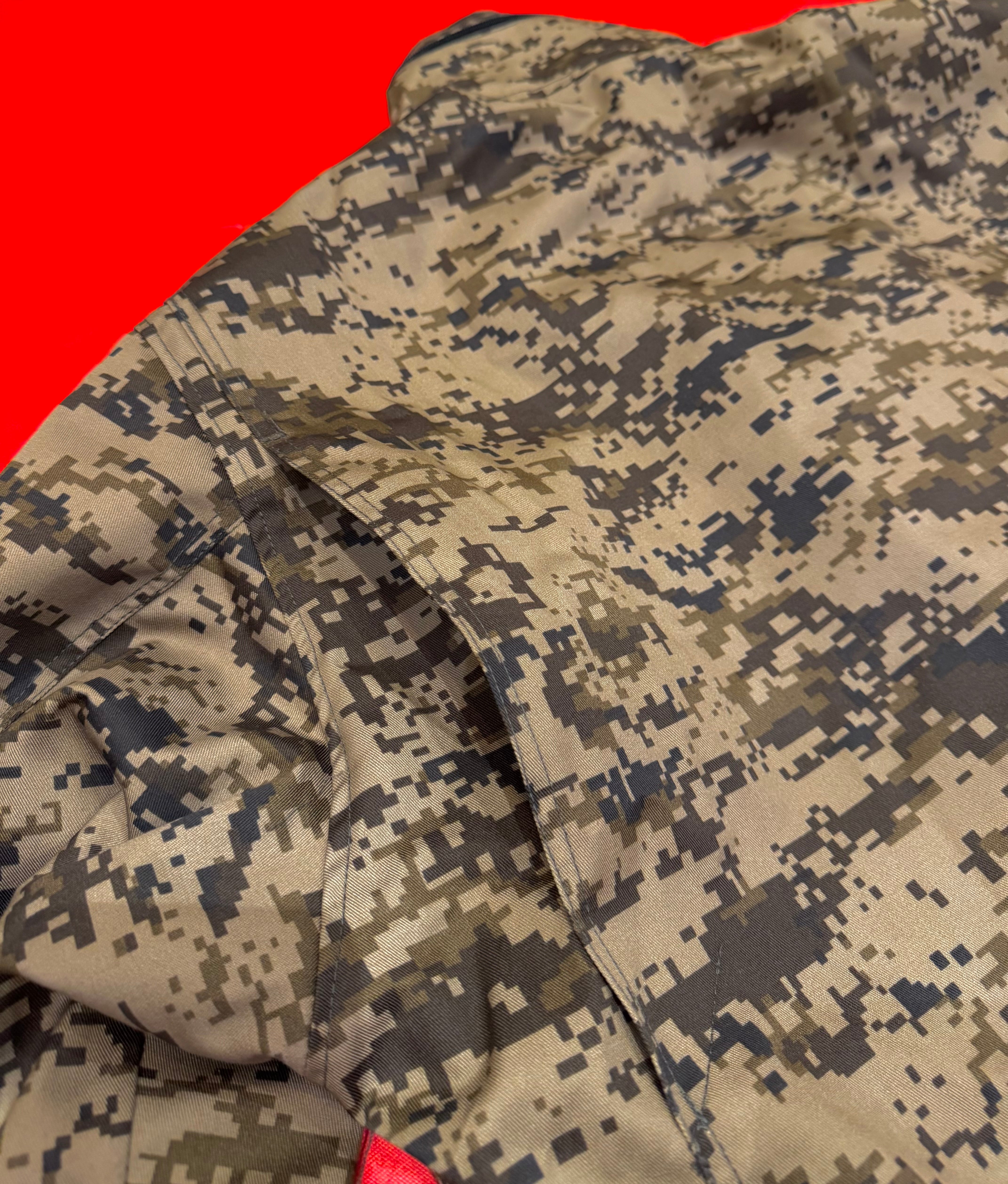 Mongolian Army M-65 Camouflage Field Jacket – Size Large (New)