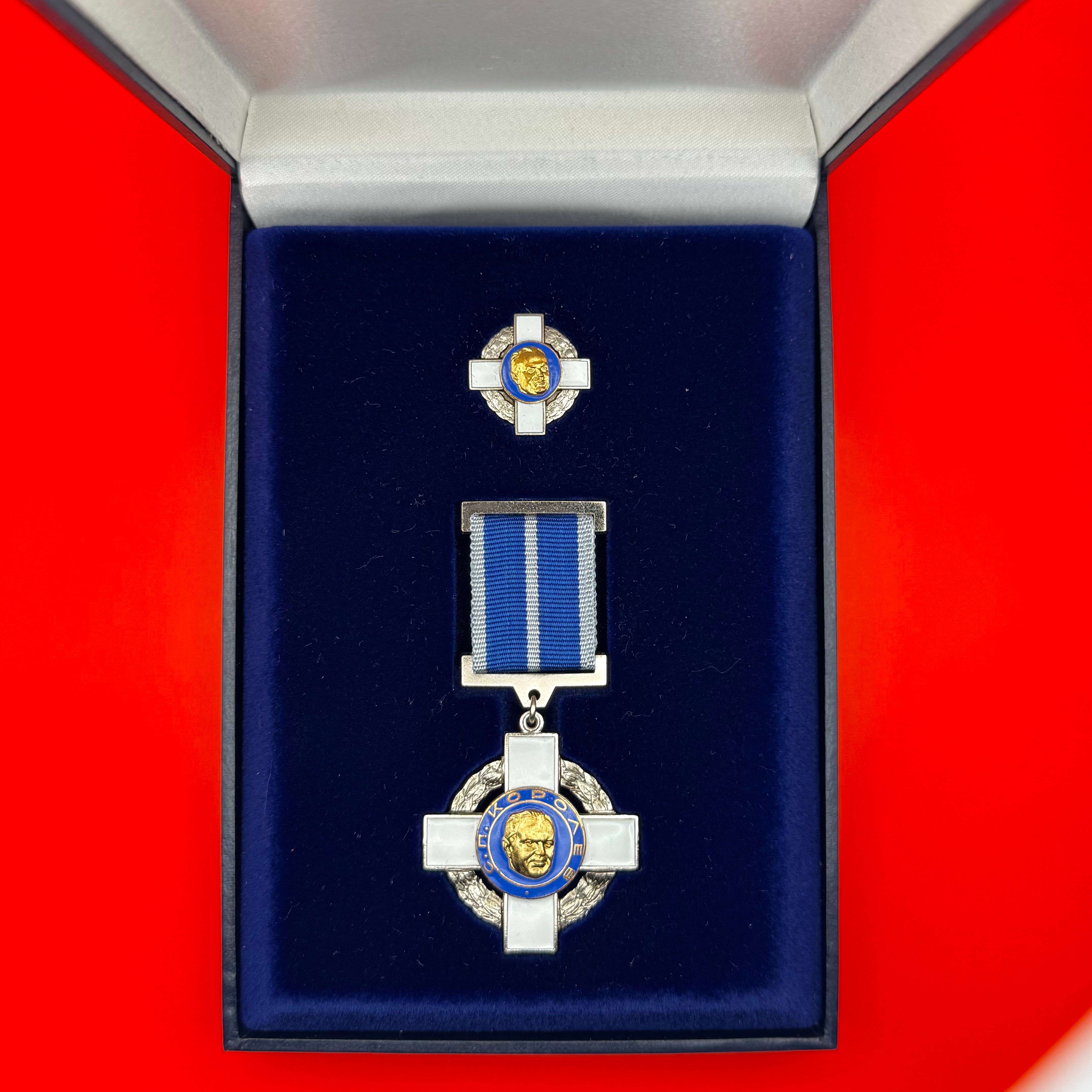 Russian Federal Space Agency Korolev Badge – Low Serial No. 0119