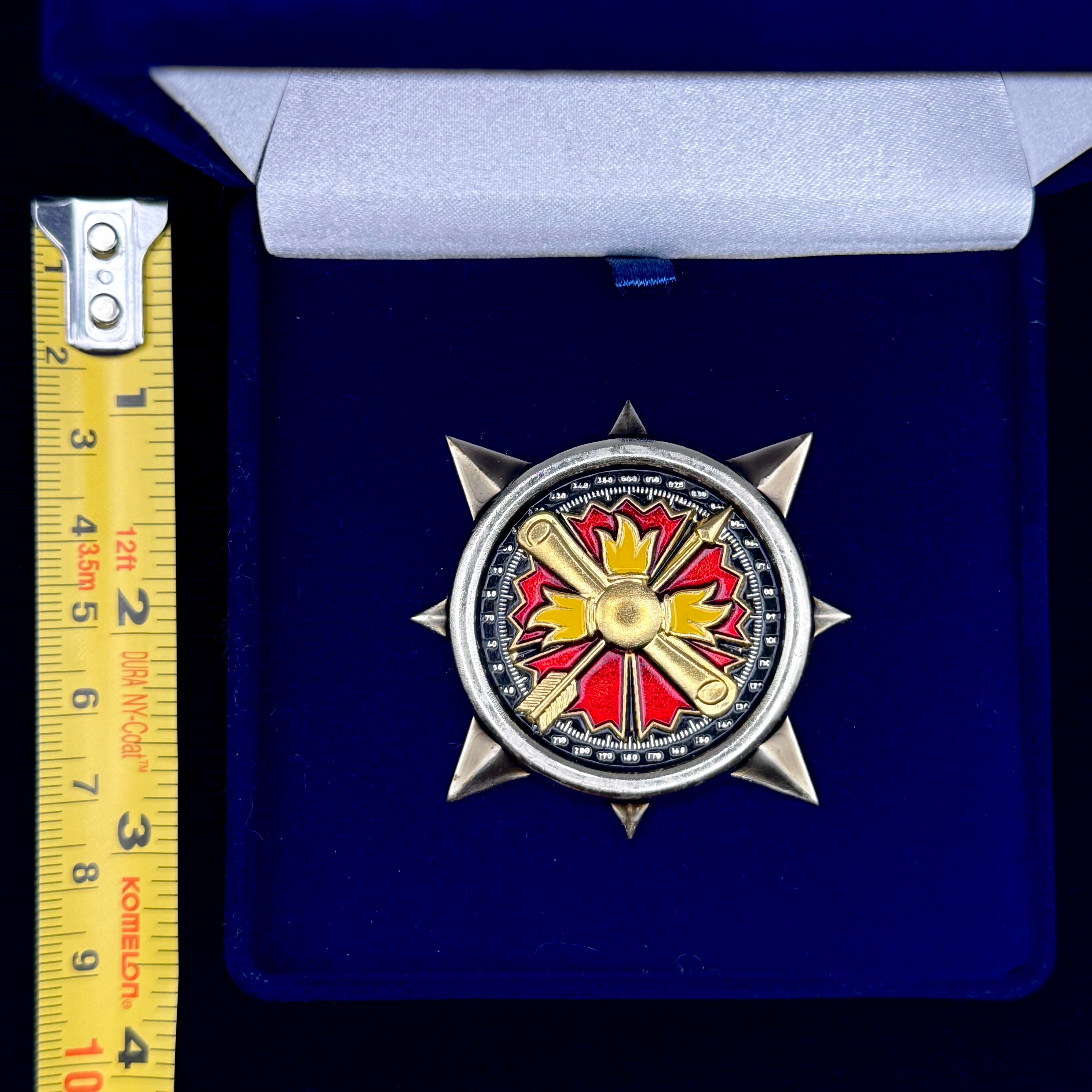 Russian GRU Military Special Research Intelligence “Unit 75856” 5th Anniversary Table Medal with Award Case – Rare Original Issue