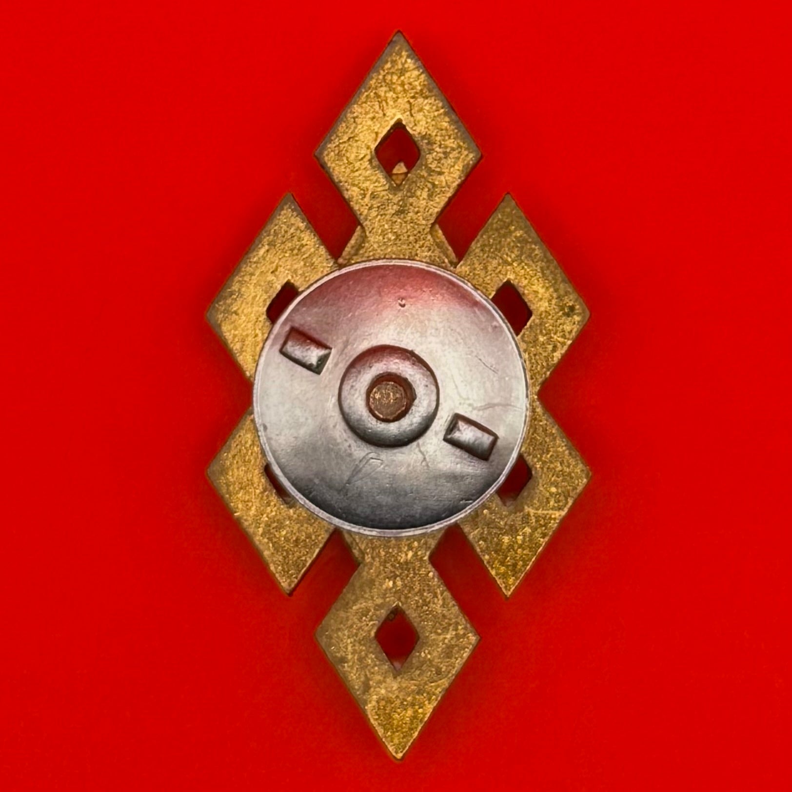1980s Mongolian National University Graduation Rhombus Badge