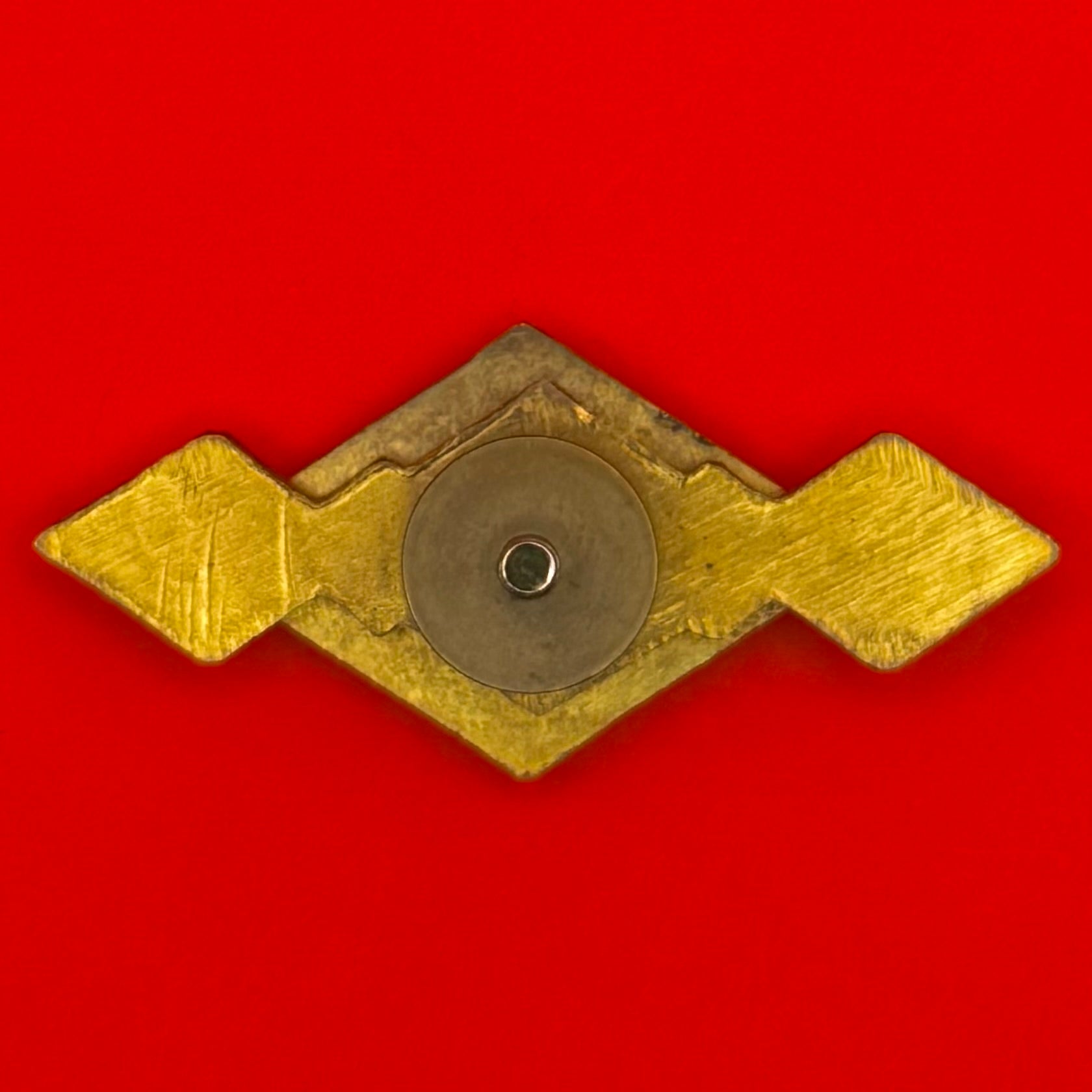 Mongolian Army Sergeant School Graduation Rhombus Badge