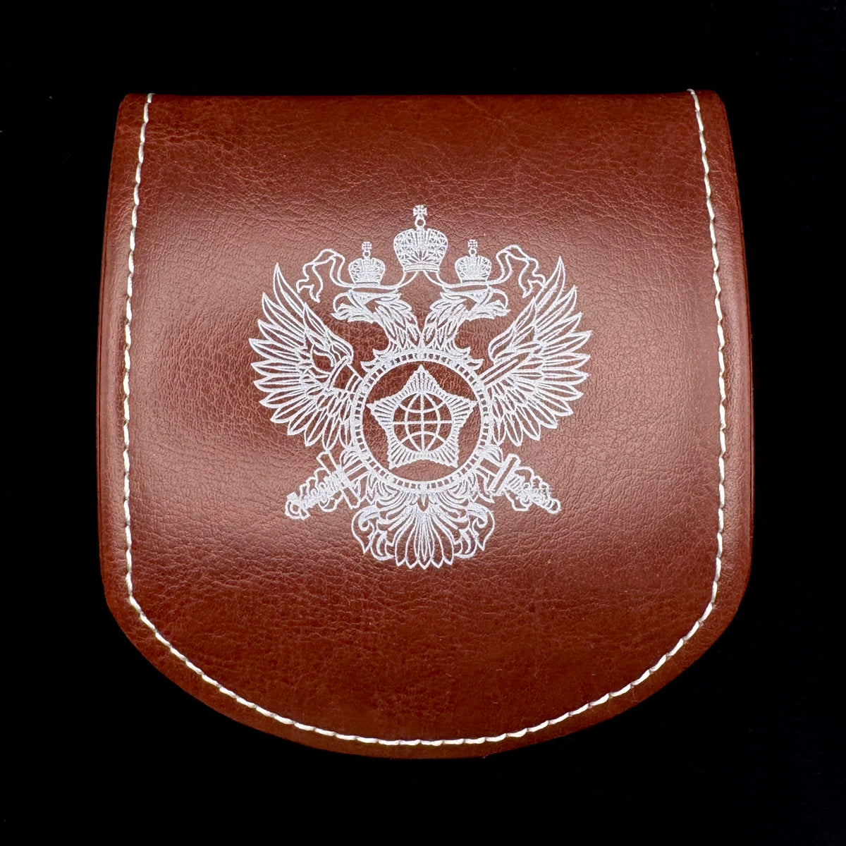 Russian SVR Foreign Intelligence Service Presentation Titanium Wristwatch with Case & Gift Bag – New/Unused, Rare Original Issue