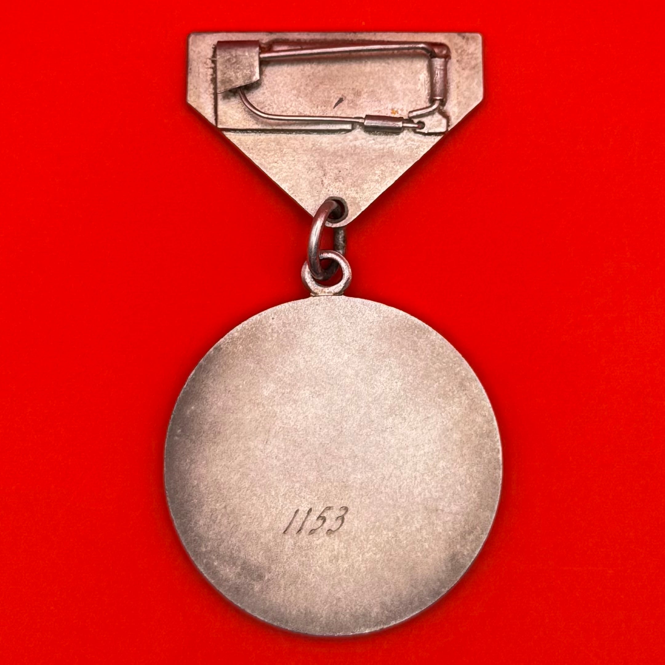 1990s Mongolian Selflessness Medal Type 2 Variation 2 Silver
