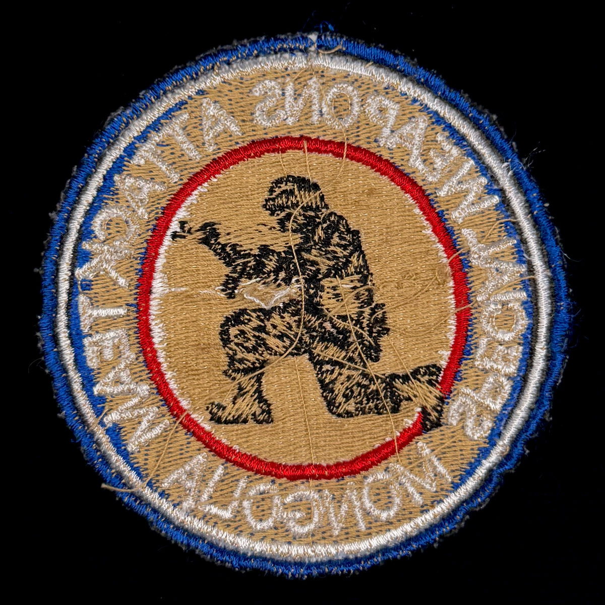 2000s Mongolian Police SWAT “Special Weapons Attack Team” Embroidered Patch – Rare Original Issue