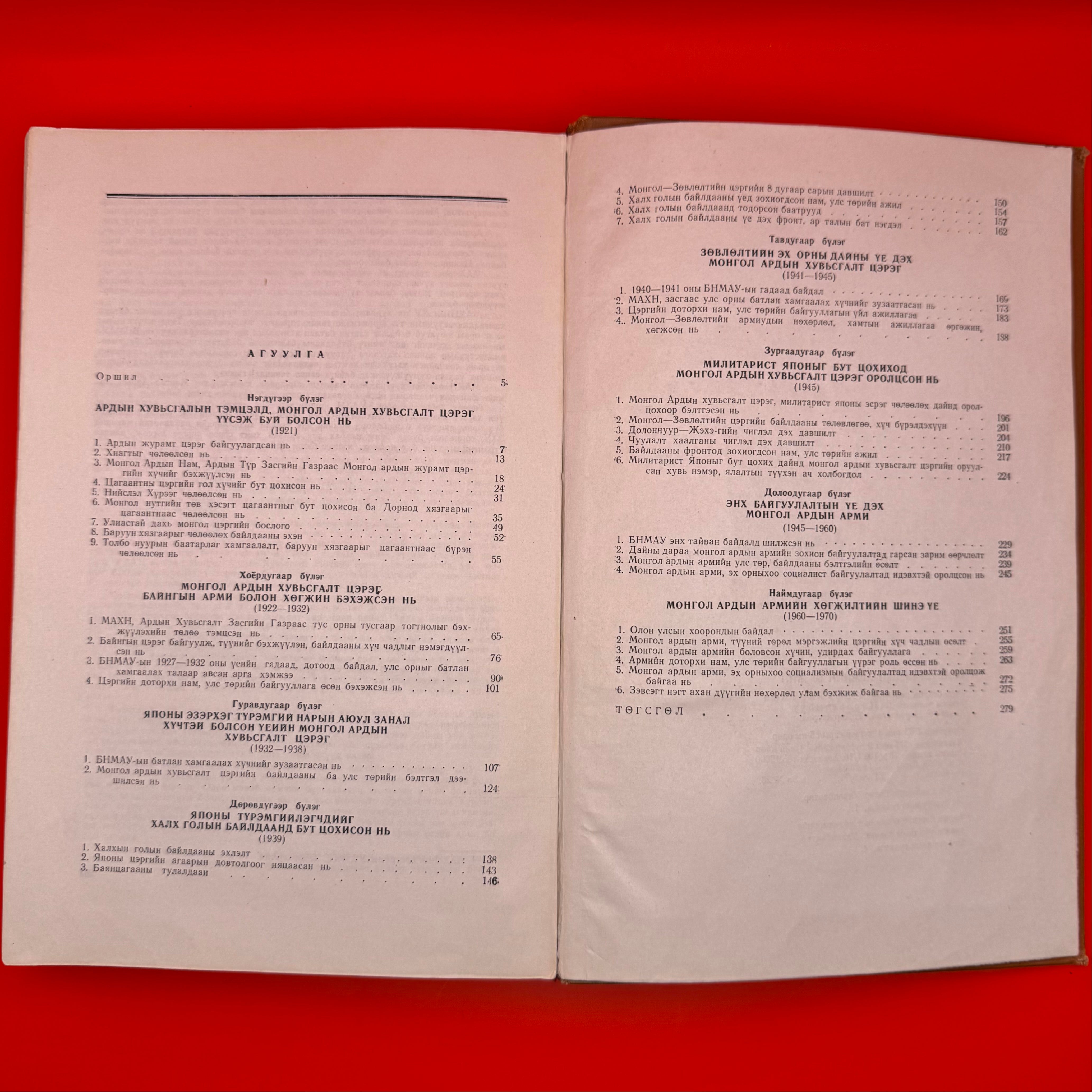 1971 Mongolian People's Army 50th Anniversary Book Scarce