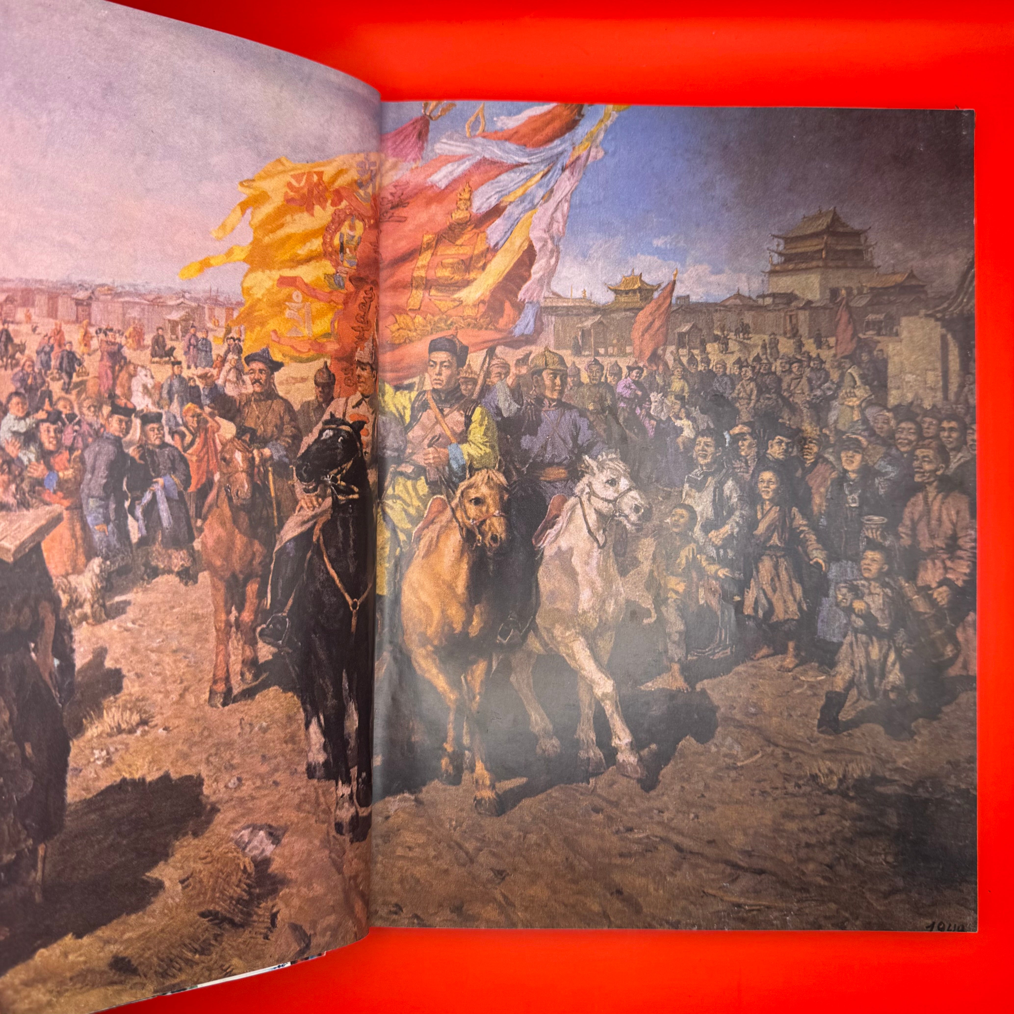 1986 Socialist Mongolia Photo Book With Rare Photos