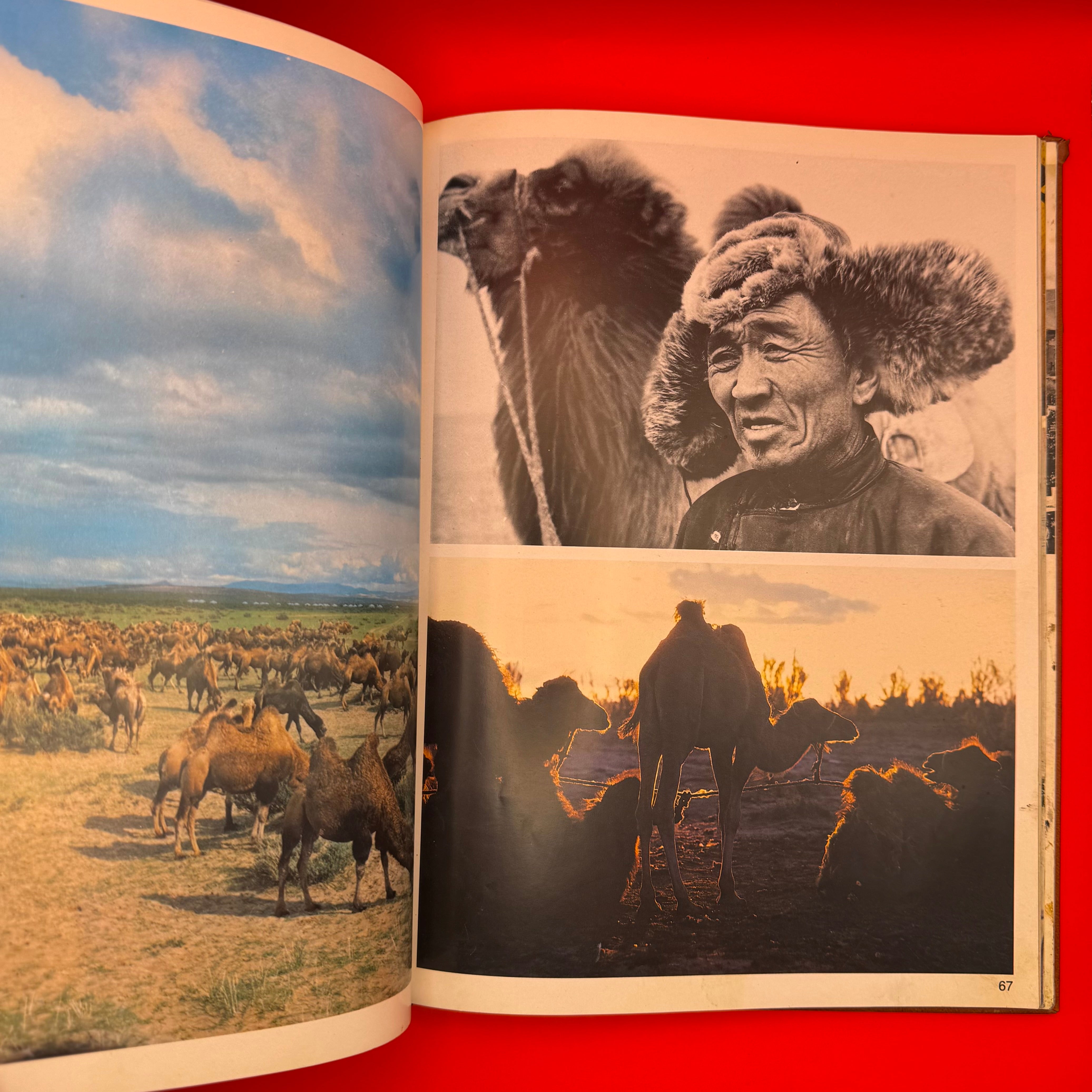 1986 Socialist Mongolia Photo Book With Rare Photos