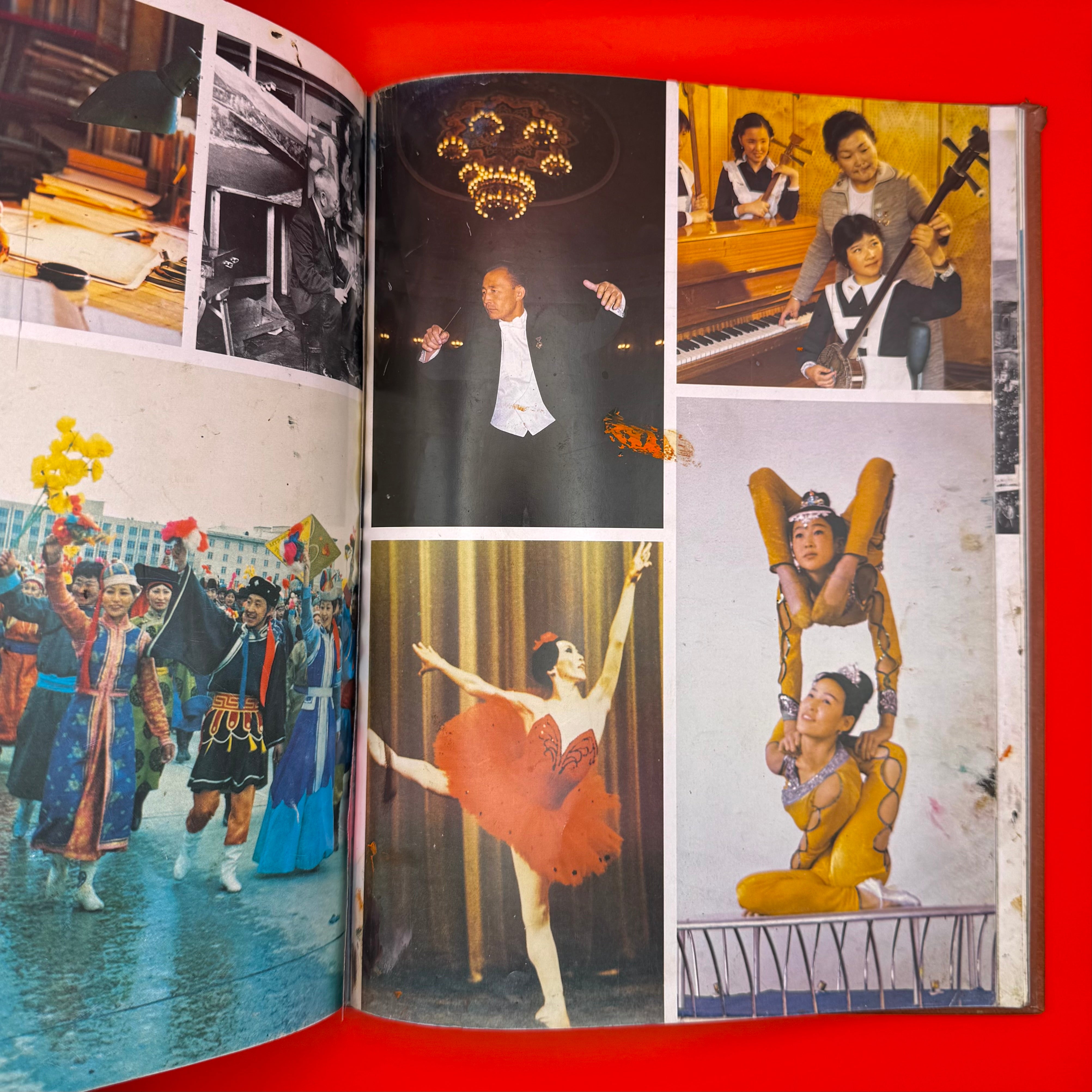 1986 Socialist Mongolia Photo Book With Rare Photos