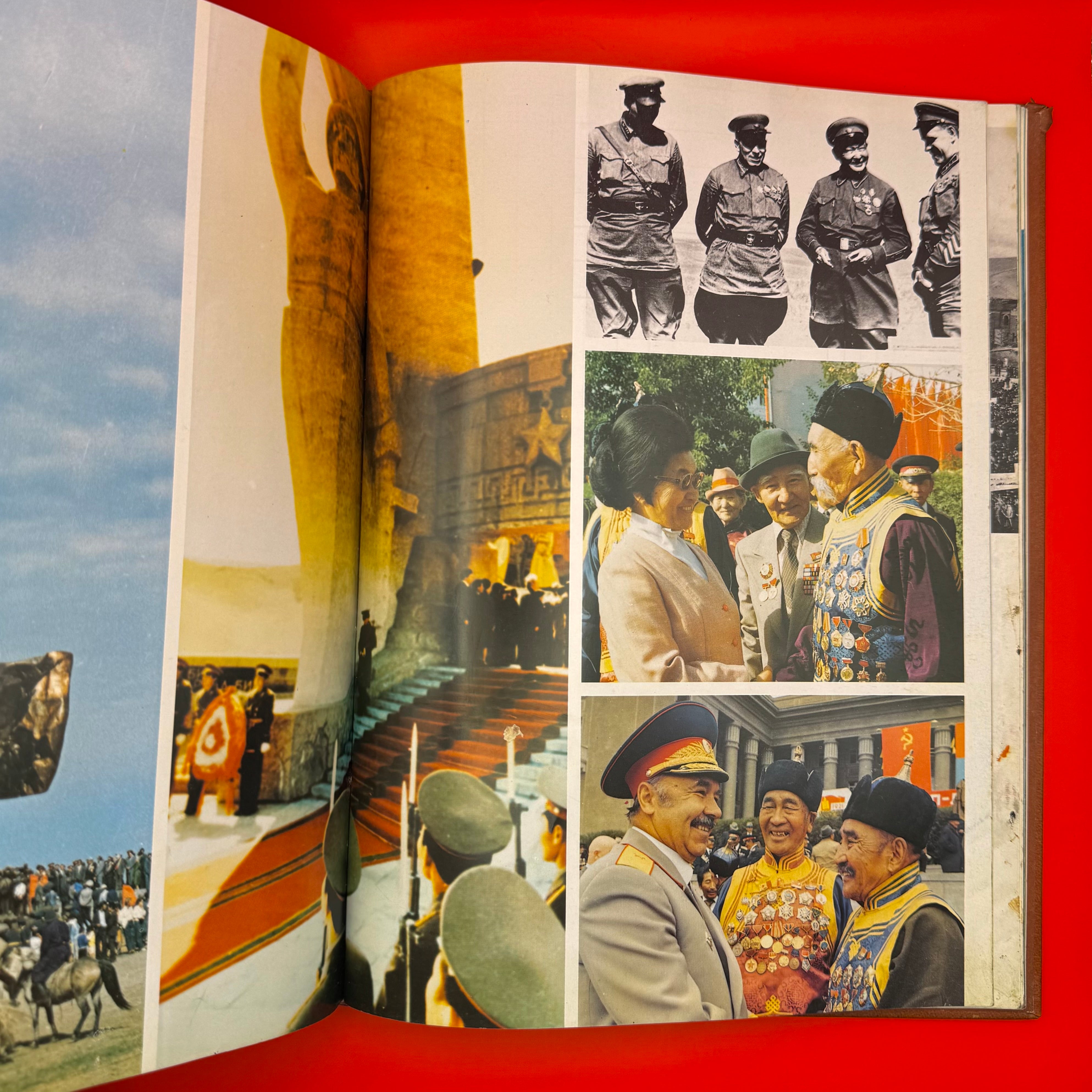 1986 Socialist Mongolia Photo Book With Rare Photos