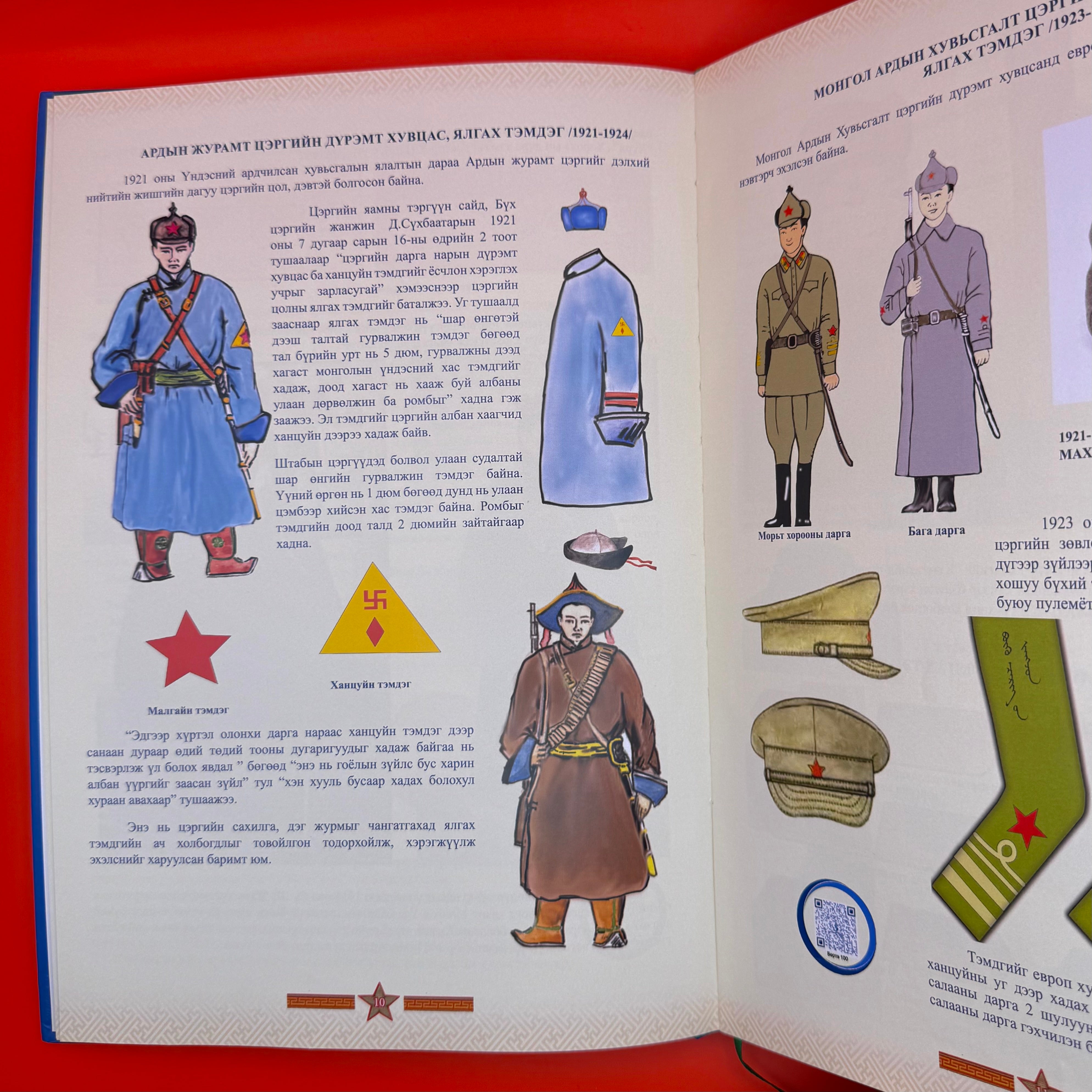 Mongolian Military Dress Uniforms 1921 - Present Photo Book