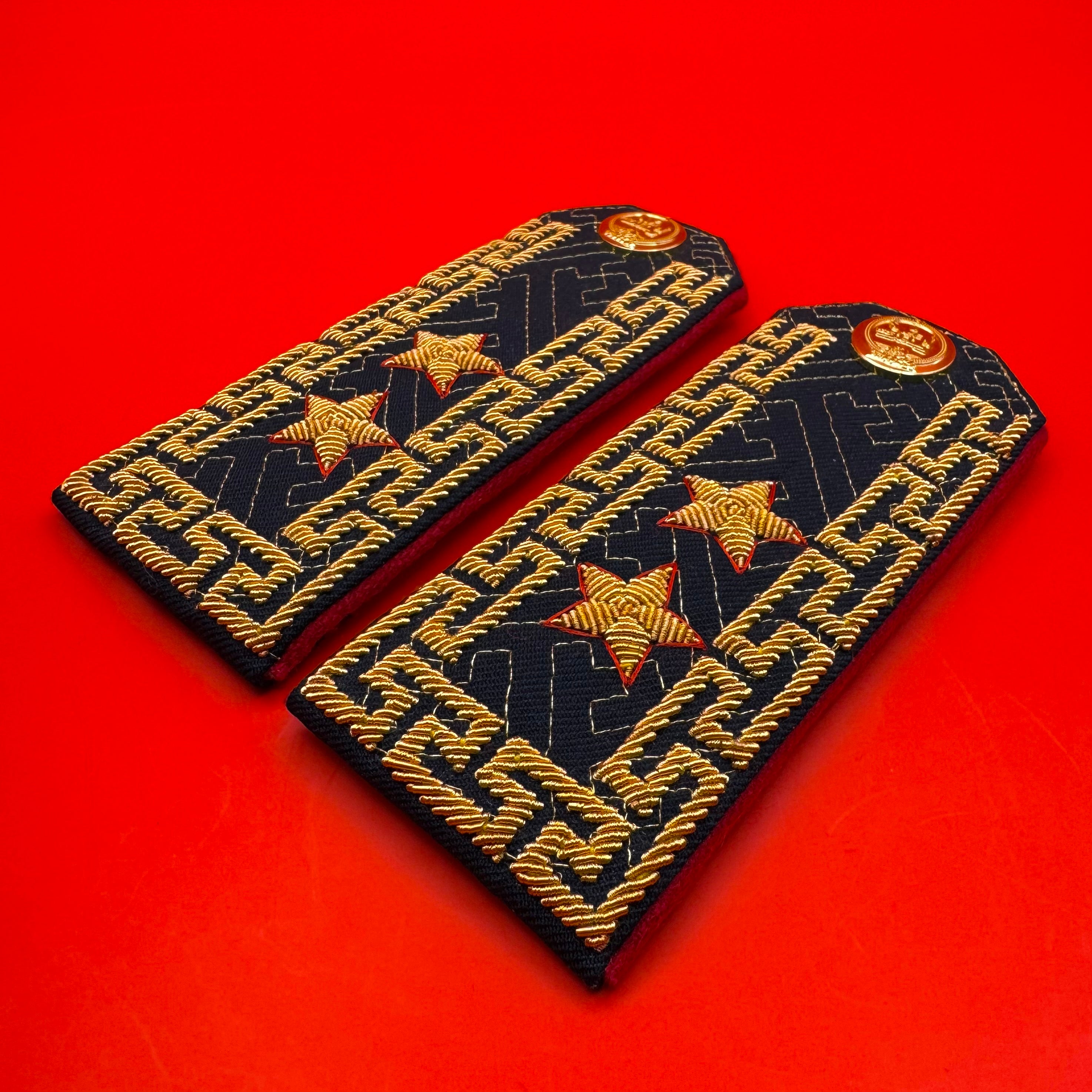 Mongolian Army Major General Rank Shoulder Boards