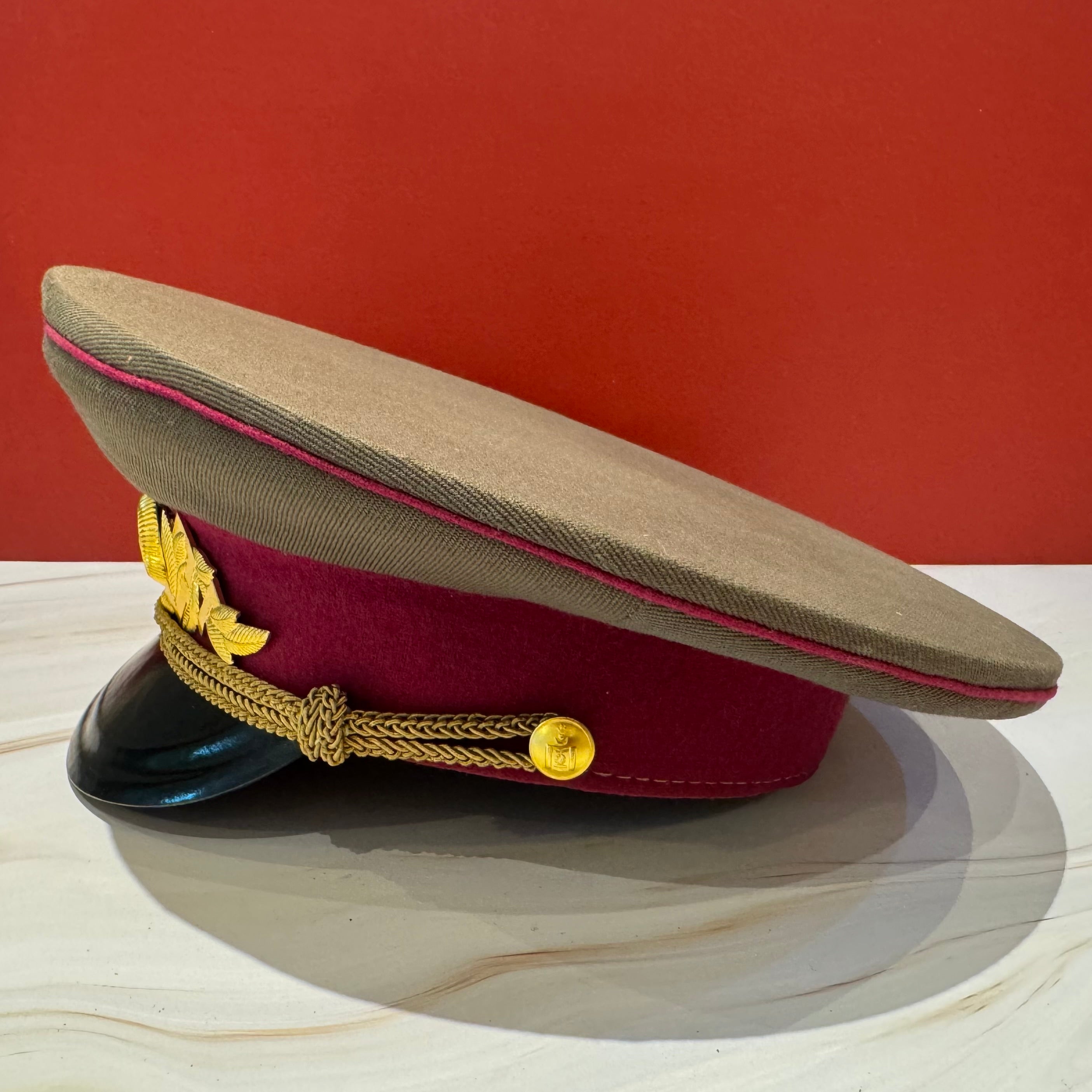 1980s Mongolian State Security Spy Officer Visor Cap