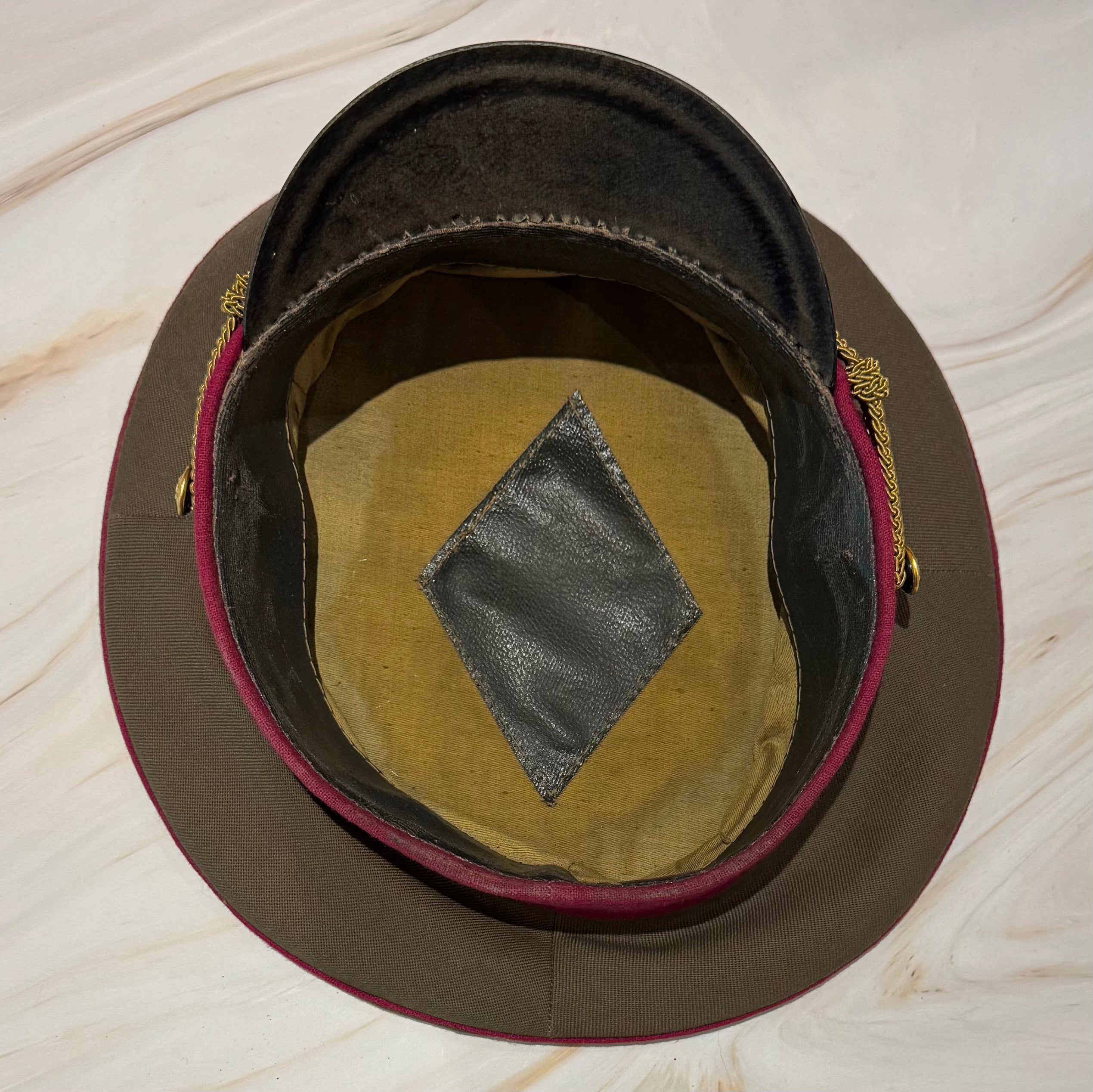 1980s Mongolian State Security Spy Officer Visor Cap