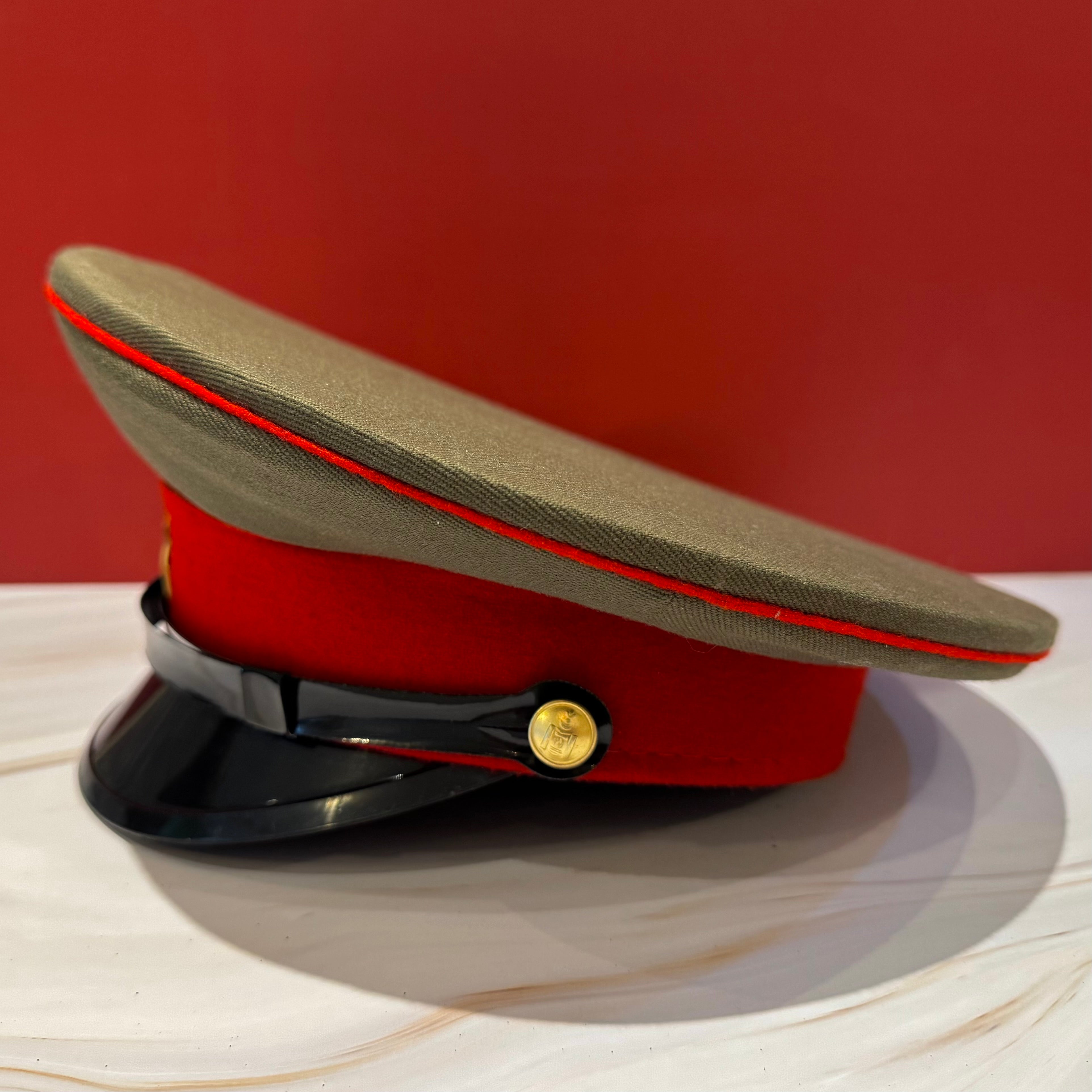 1980s Mongolian KGB Internal Troops Soldier Visor Cap (Near Mint)
