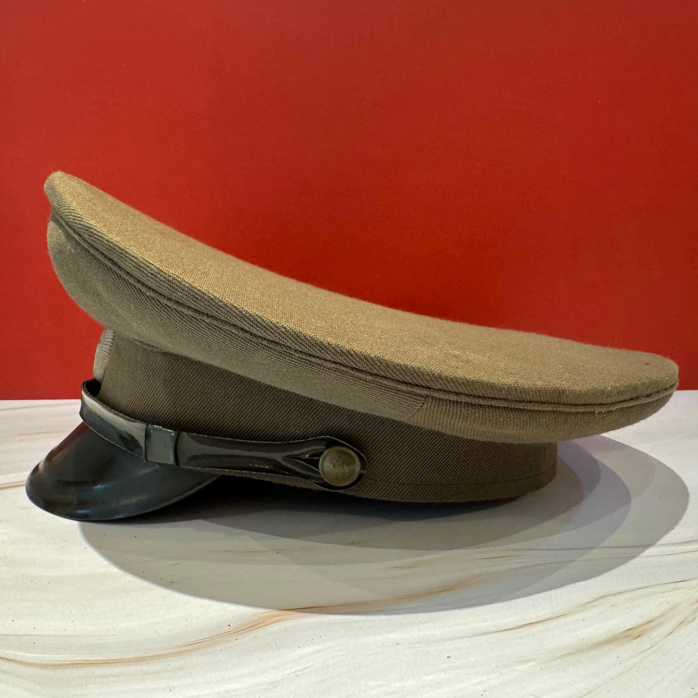 1970s Mongolian People's Army Officer Field Visor Cap