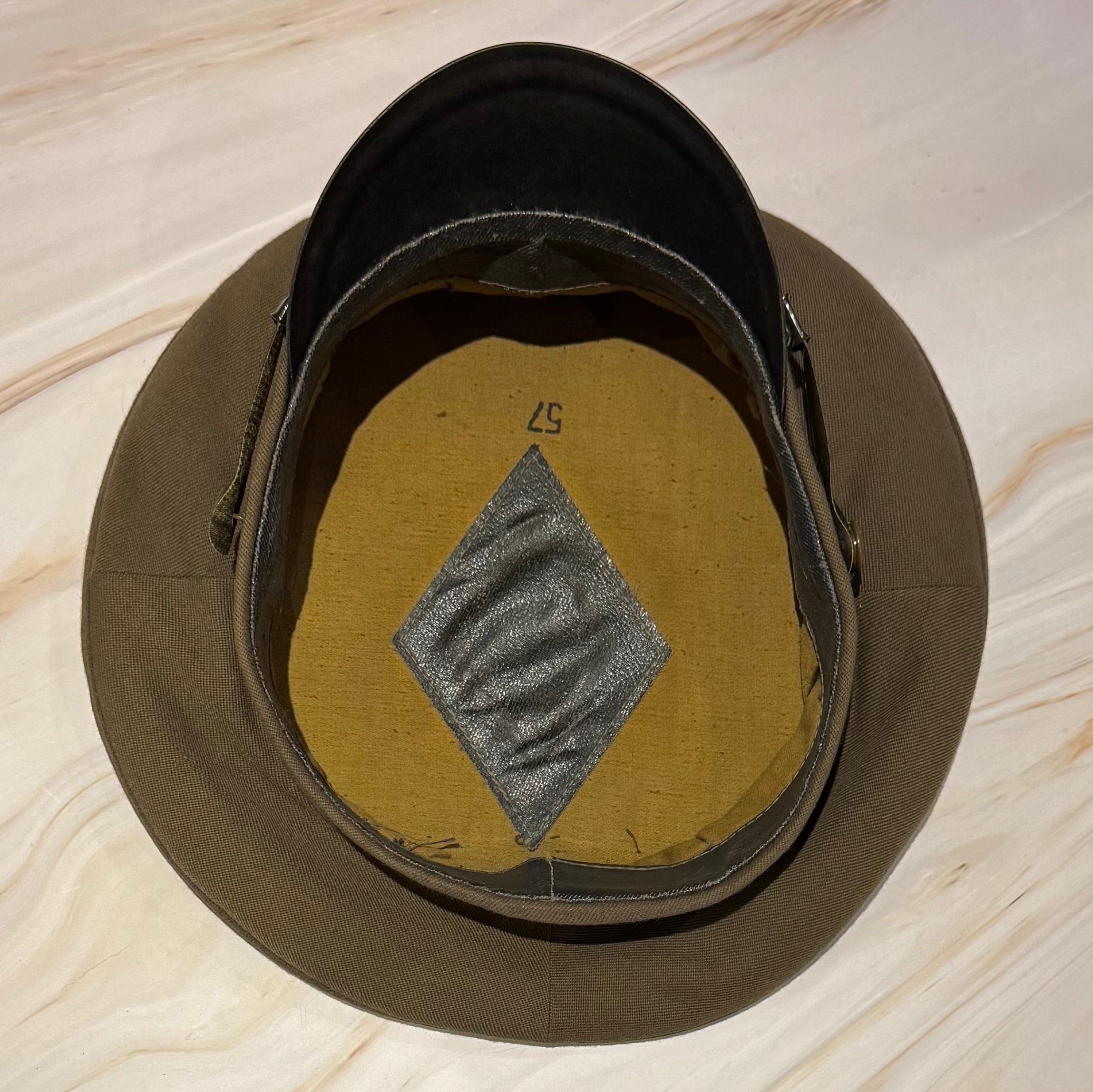 1970s Mongolian People's Army Officer Field Visor Cap