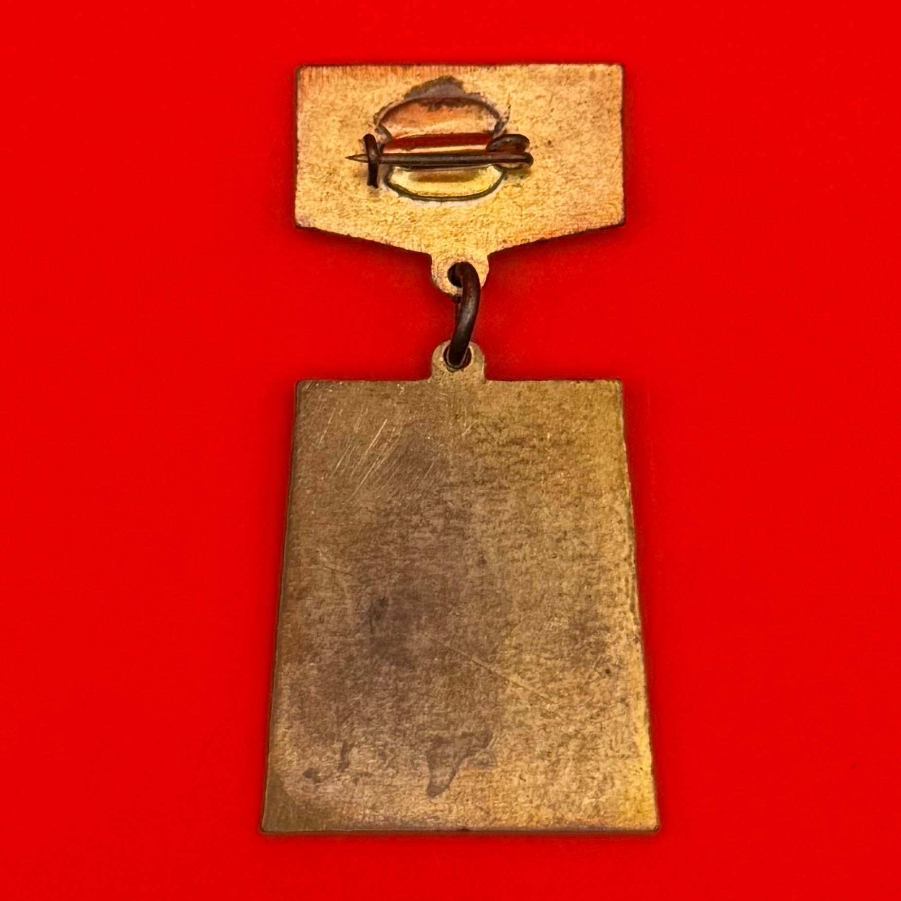 1970s Mongolian People's Army Construction Unit Honorary Badge
