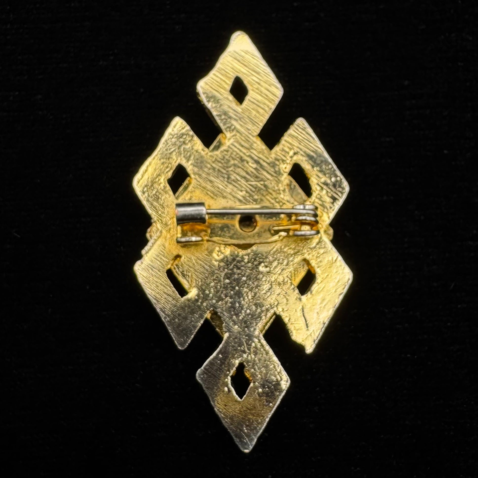 Mongolian Institute Swastika Rhombus Badge – Scarce Variation