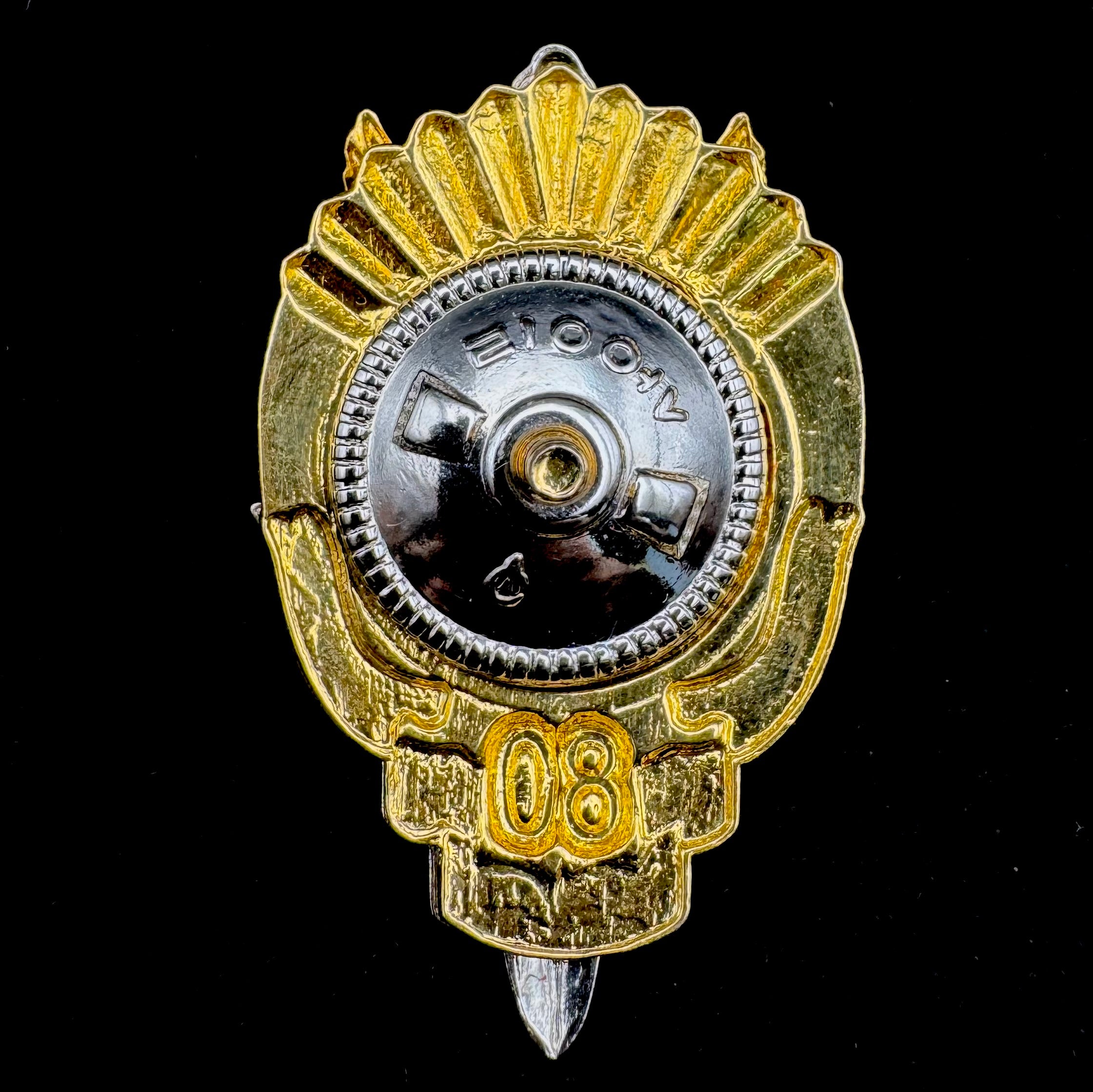 2002 Mongolian Intelligence Agency 80th Anniversary Badge – Official Issue