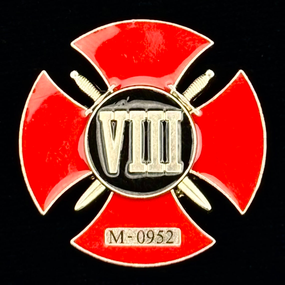 PMC Wagner VIII Wounds Cross Badge w/ Original Case – Rare Survivorship Award