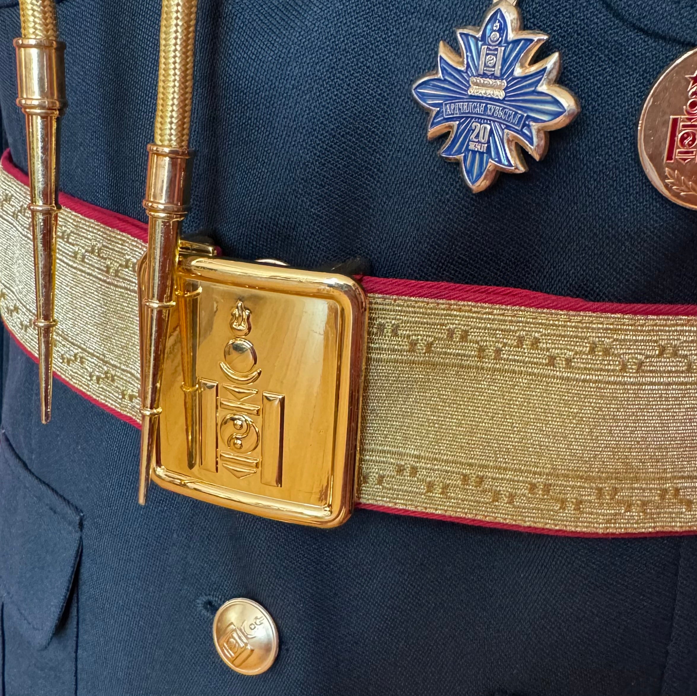 2000s Mongolian Army Major Officer Parade Full Uniform with Awards – Rare Discontinued Pattern – Complete Set