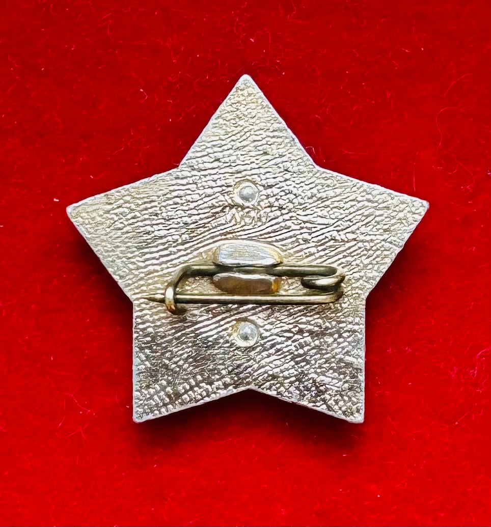 Mongolian Sukhbaatar Pioneer Badge Socialist Era
