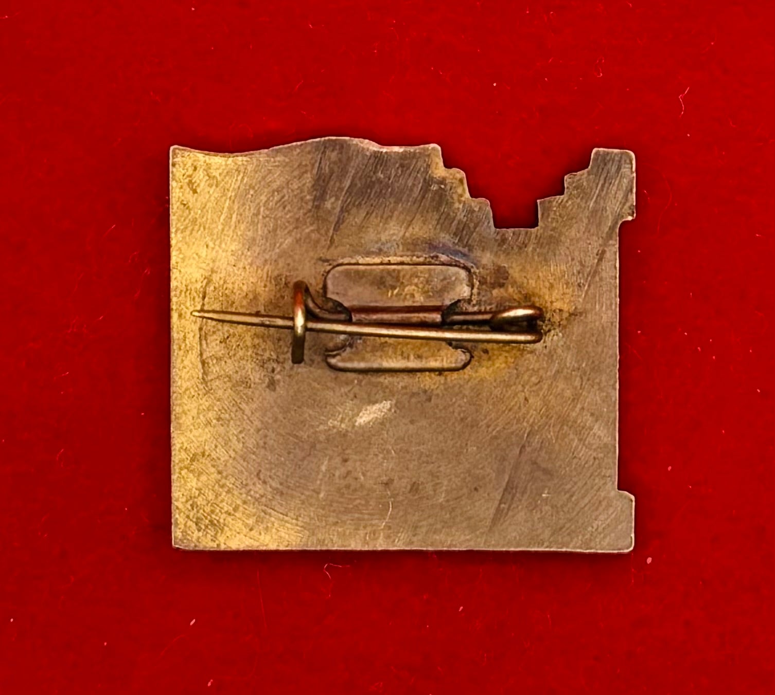 1970s Mongolian People's Army Printing Factory Badge