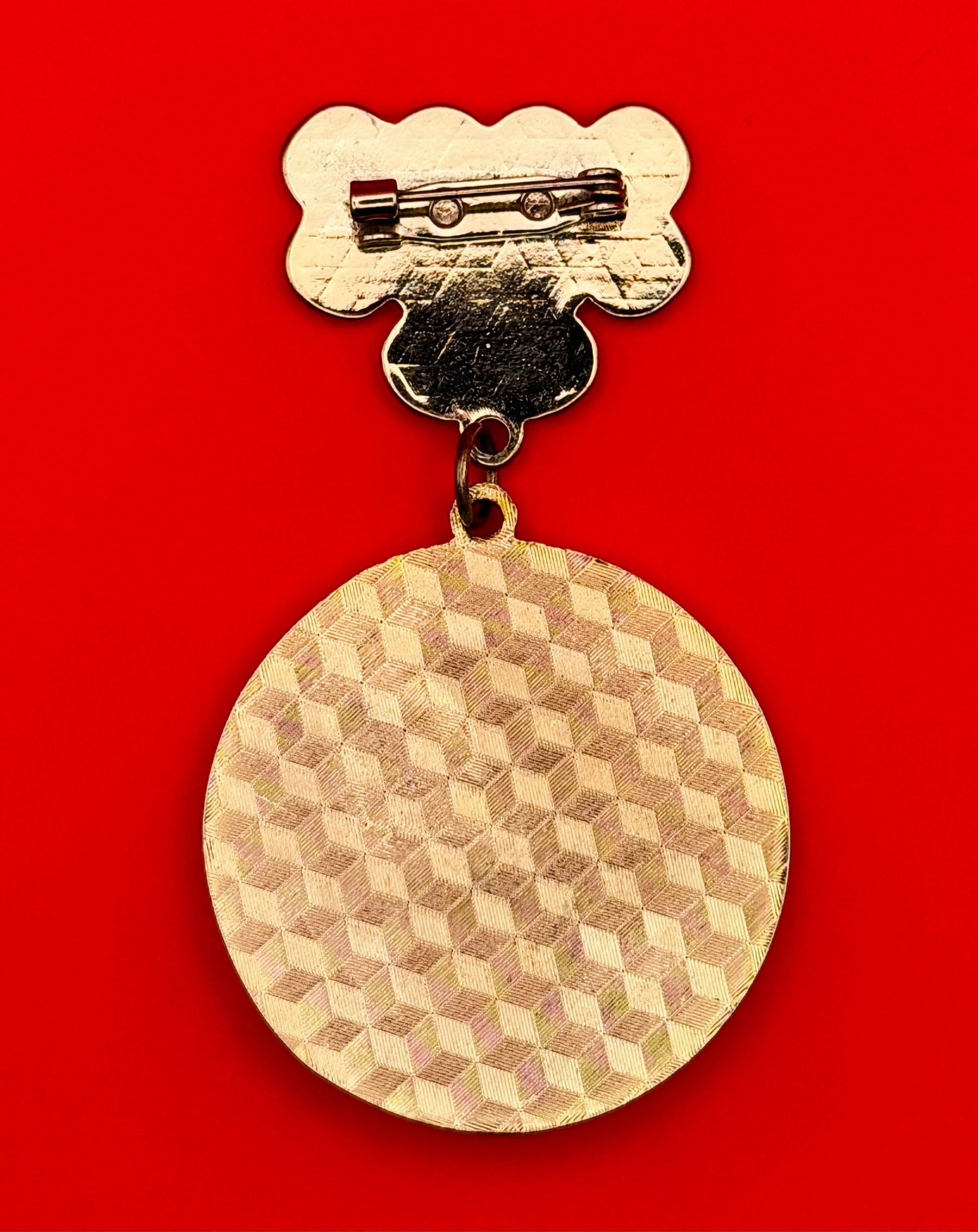 Mongolian Third Hospital Shastin 60th Anniversary Badge
