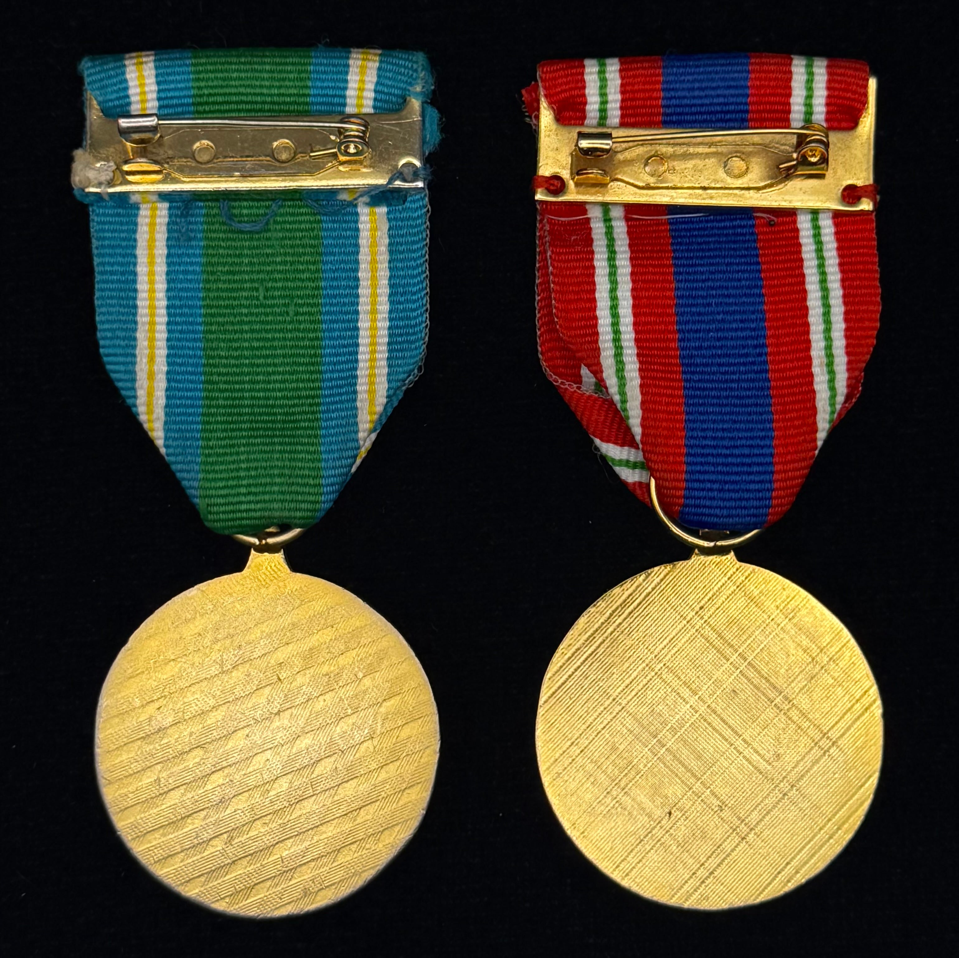 Mongolian Army Operation Iraqi Freedom & Africa Peacekeeping Service Medals – Official Issue