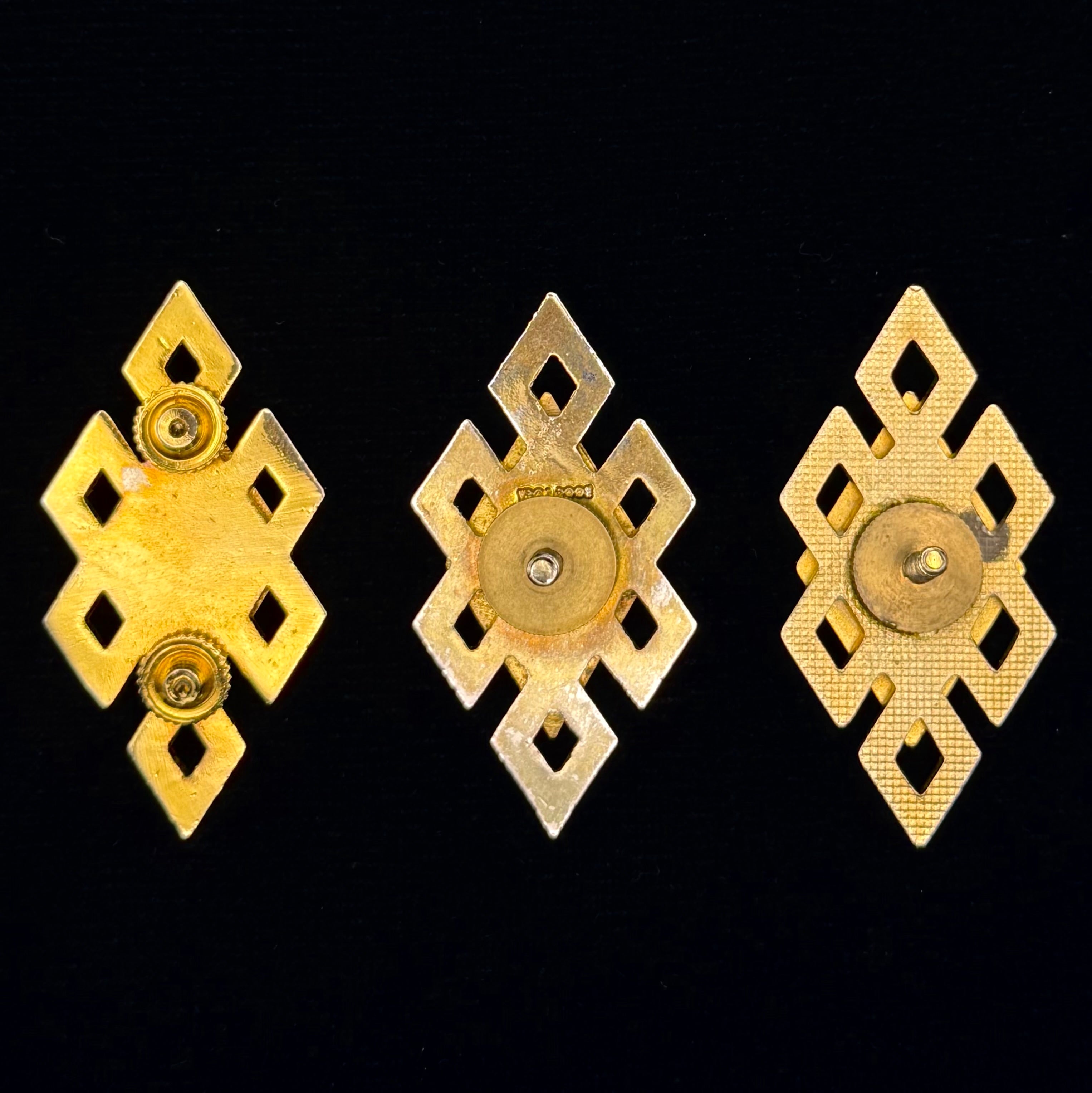 Mongolian Private University Graduation Rhombus Badges – Set of 3, Rare Variation Issue