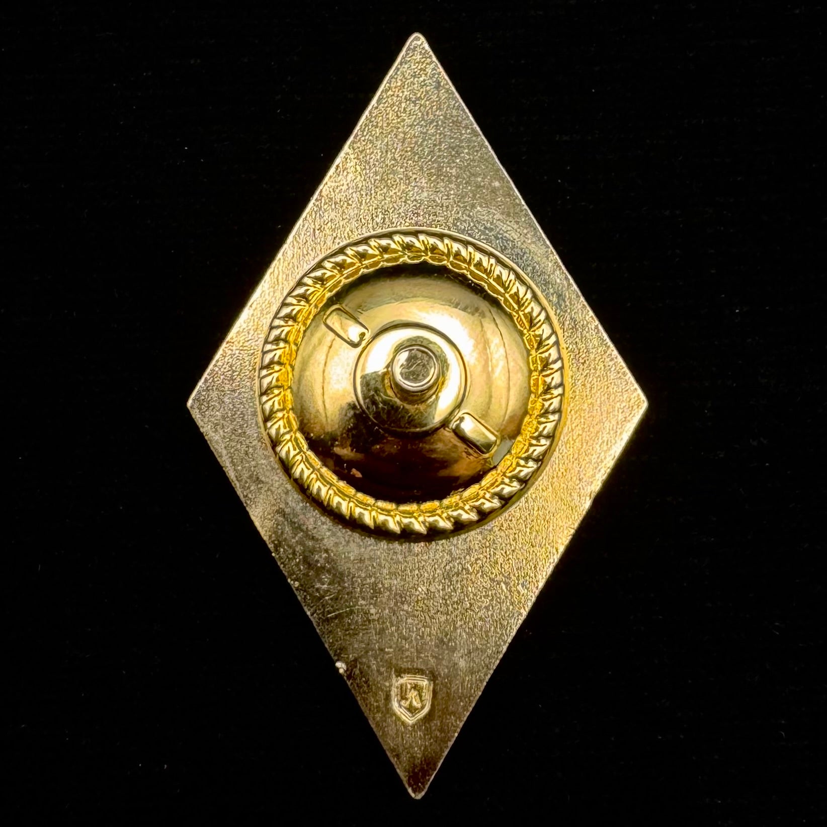 2010s Russian FSB Border Academy Graduation Rhombus Badge – Marked, Official Issue