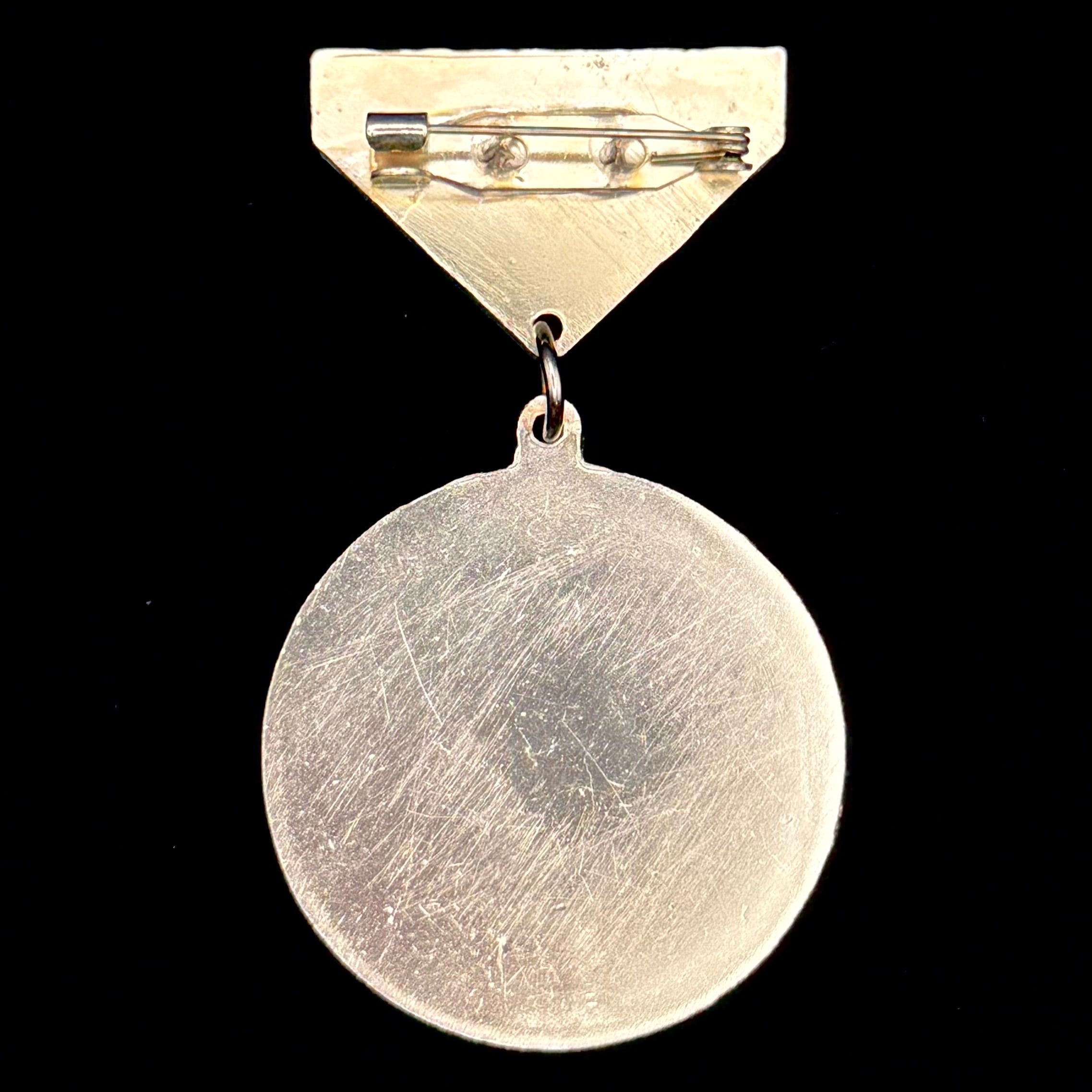 Mongolian Honorary Medal Of Combat Latest Type Blue Enamel – Rare Current Variation