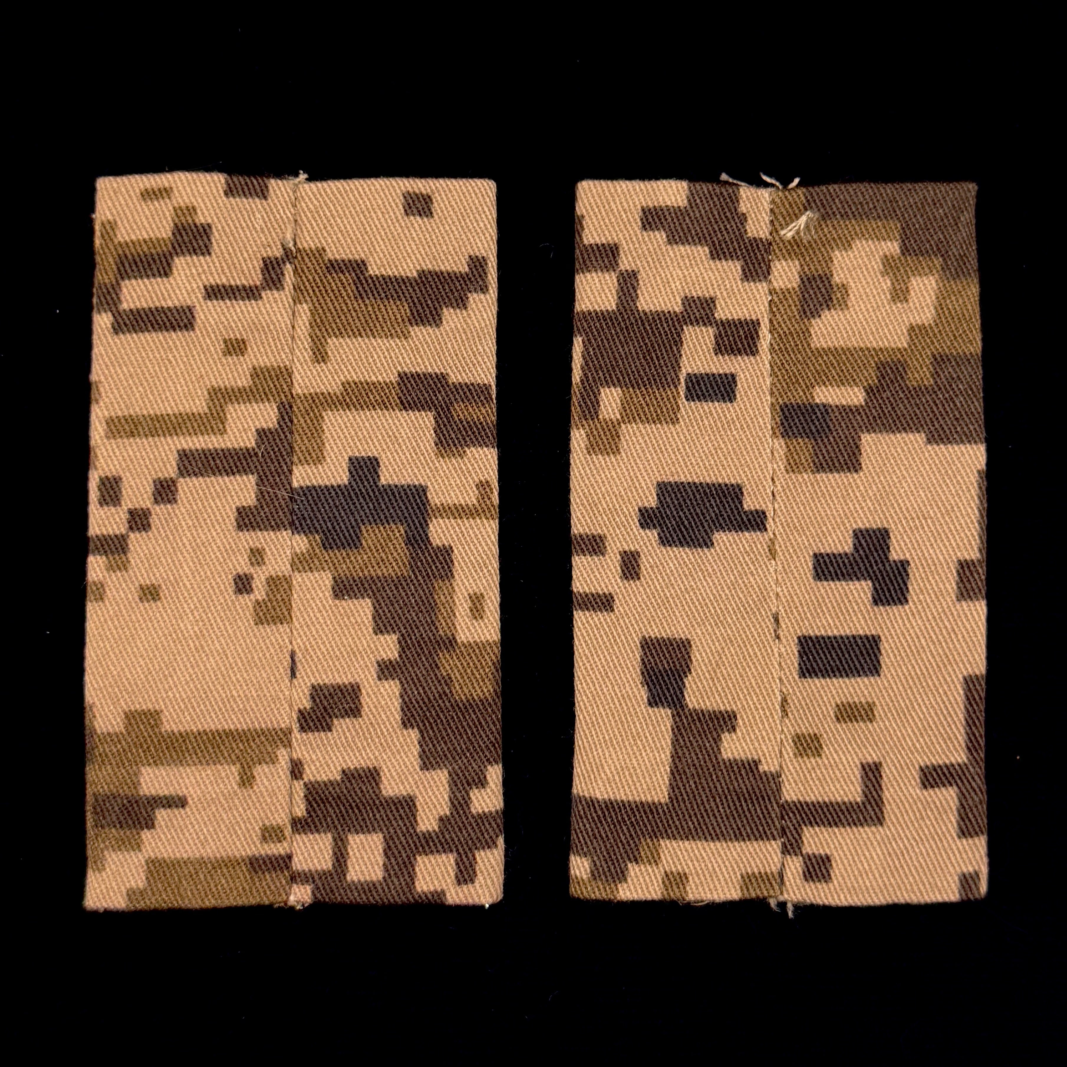 Mongolian Armed Forces Lieutenant General Rank Camouflage Shoulder Boards – Rare Original Pair