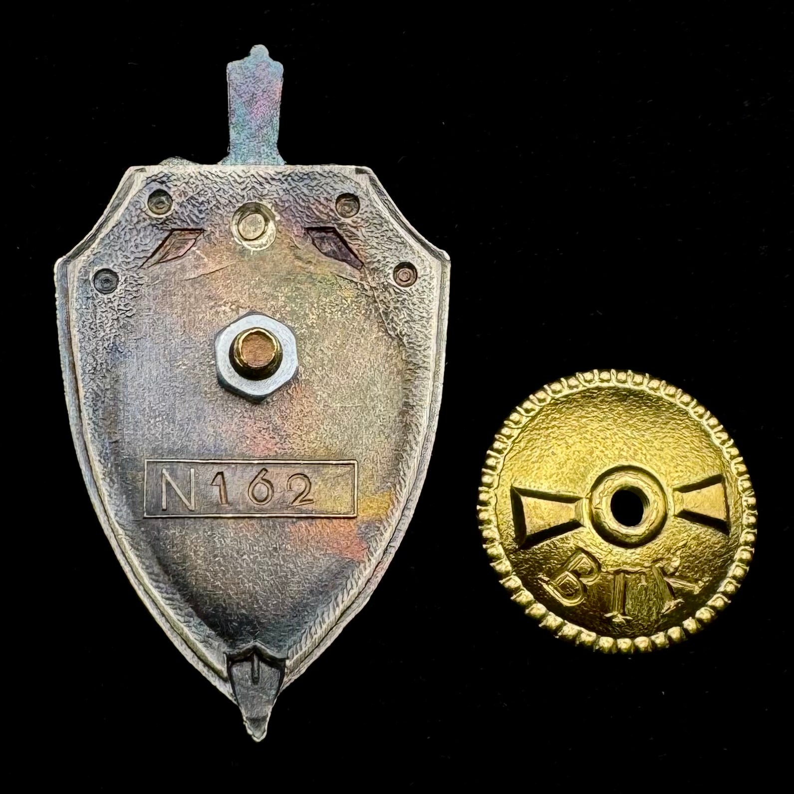 Russian SVR Foreign Intelligence Service 85th Anniversary Badge – Low Serial Number, Official Issue