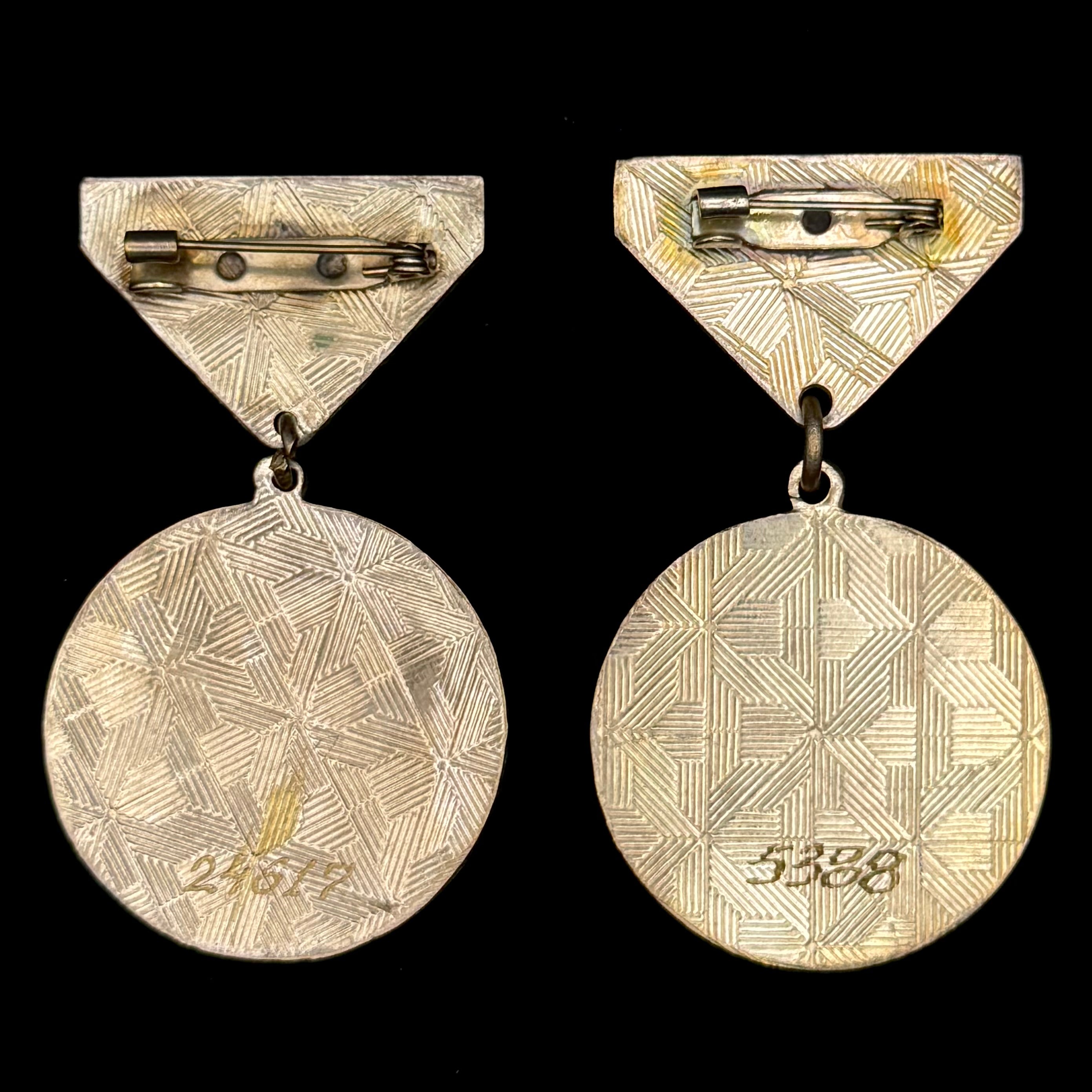 2000s Mongolian Honorary Medal of Labor – Type VI, Two Variations, Brass, Official Issue