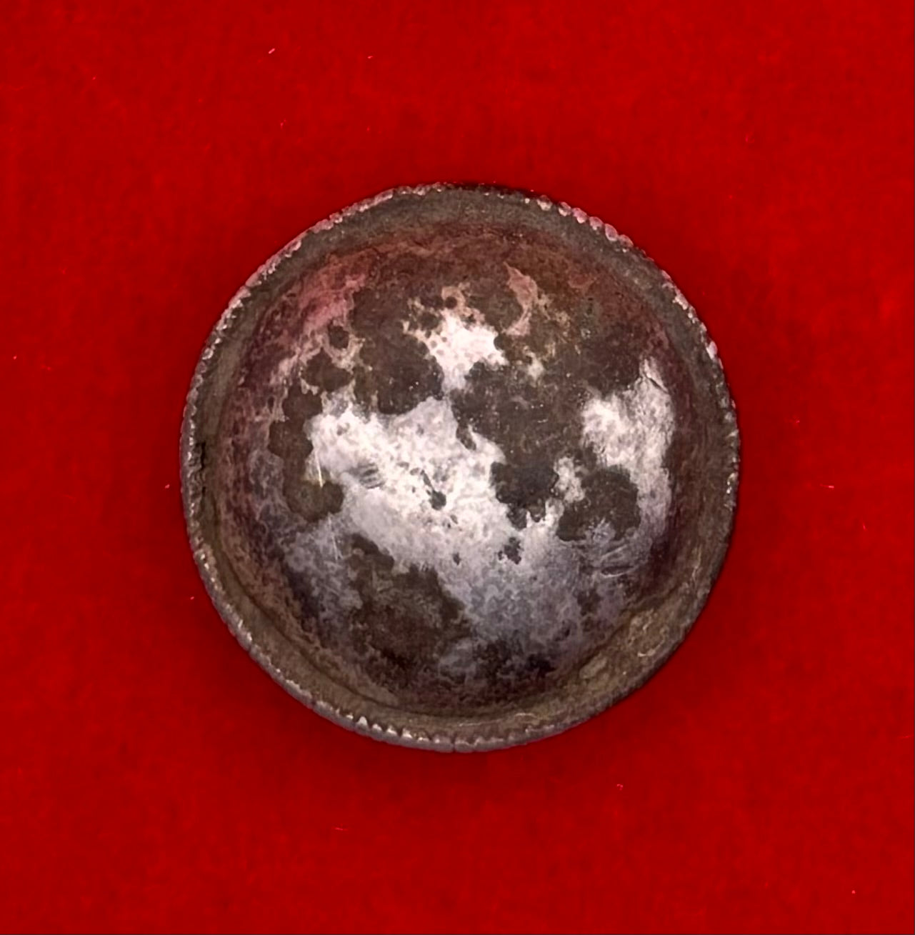 17-18th Century Qing Dynasty Manchu Military Antique Button