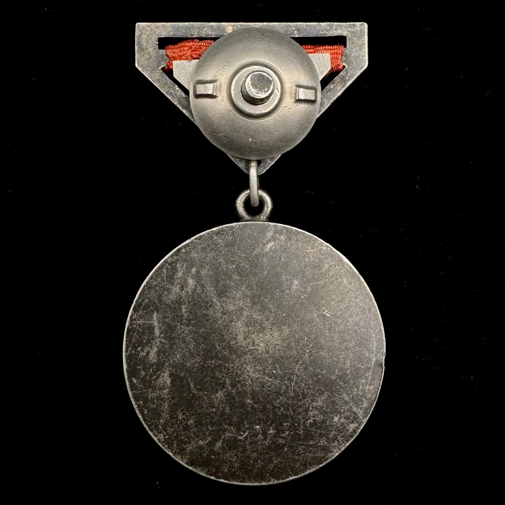 1950s Mongolian Honorary Medal Of Combat – Type I, Variation III, Silver, Beautifully Toned, Moscow Mint, Official Issue